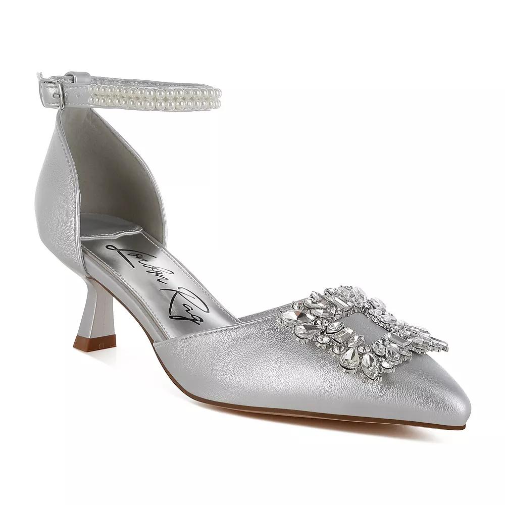 London Rag Onkana Women's Heels, Size: 9, Silver Product Image