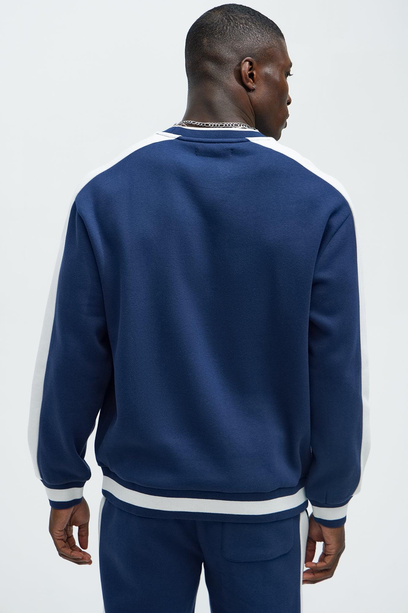Tyson Drayton Contrast Sweatshirt - Navy/combo Product Image