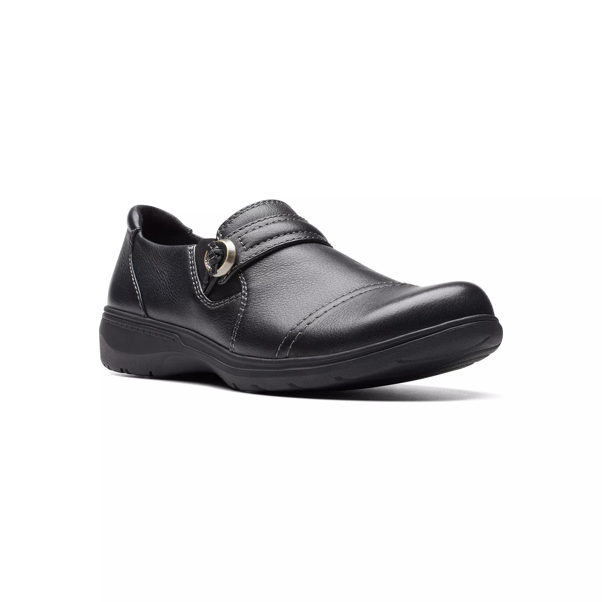Clarks Carleigh Pearl Womens Leather Slip-On Shoes Product Image