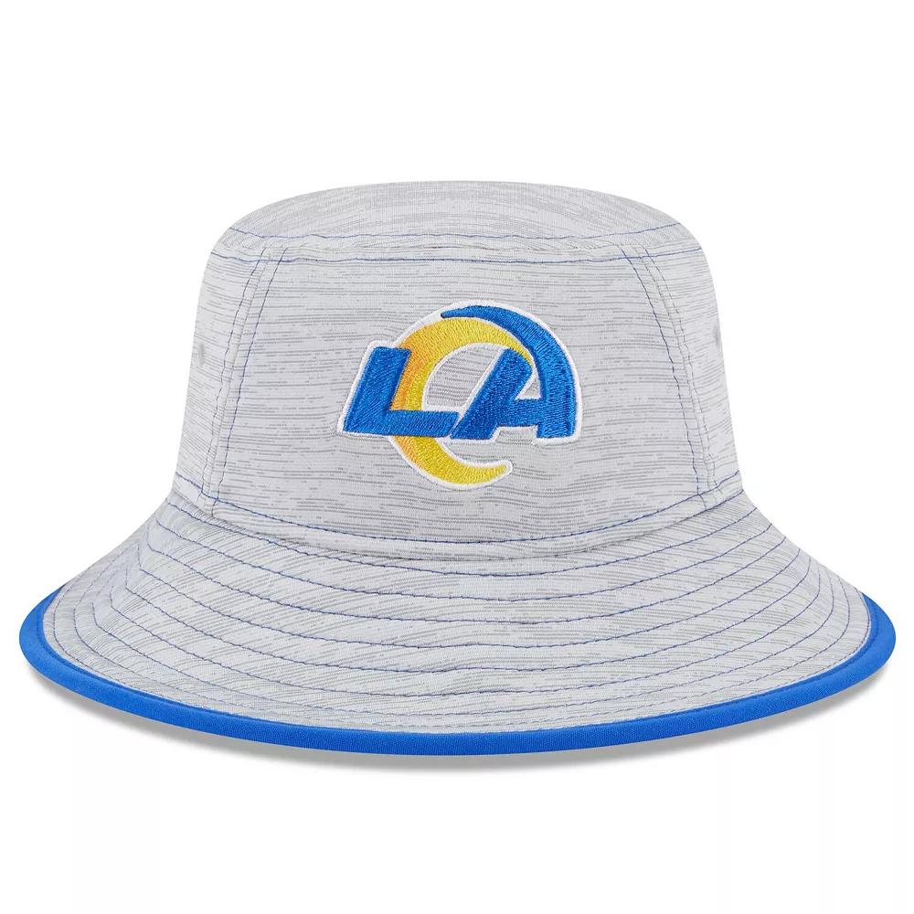 Men's New Era Gray Los Angeles Rams Game Bucket Hat, Grey Product Image