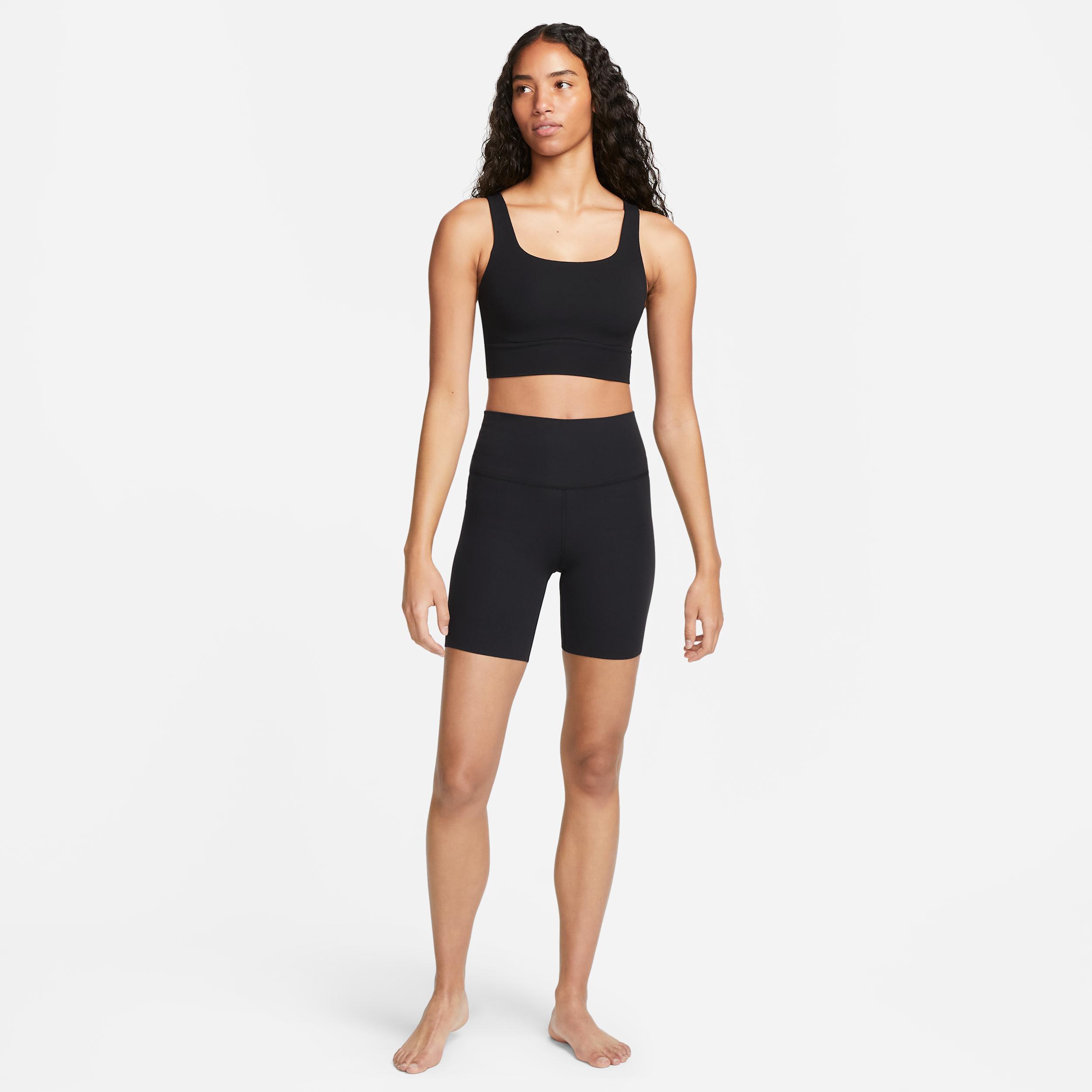 Nike Womens Zenvy Medium-Support Padded Longline Sports Bra | DO6619-010 Product Image