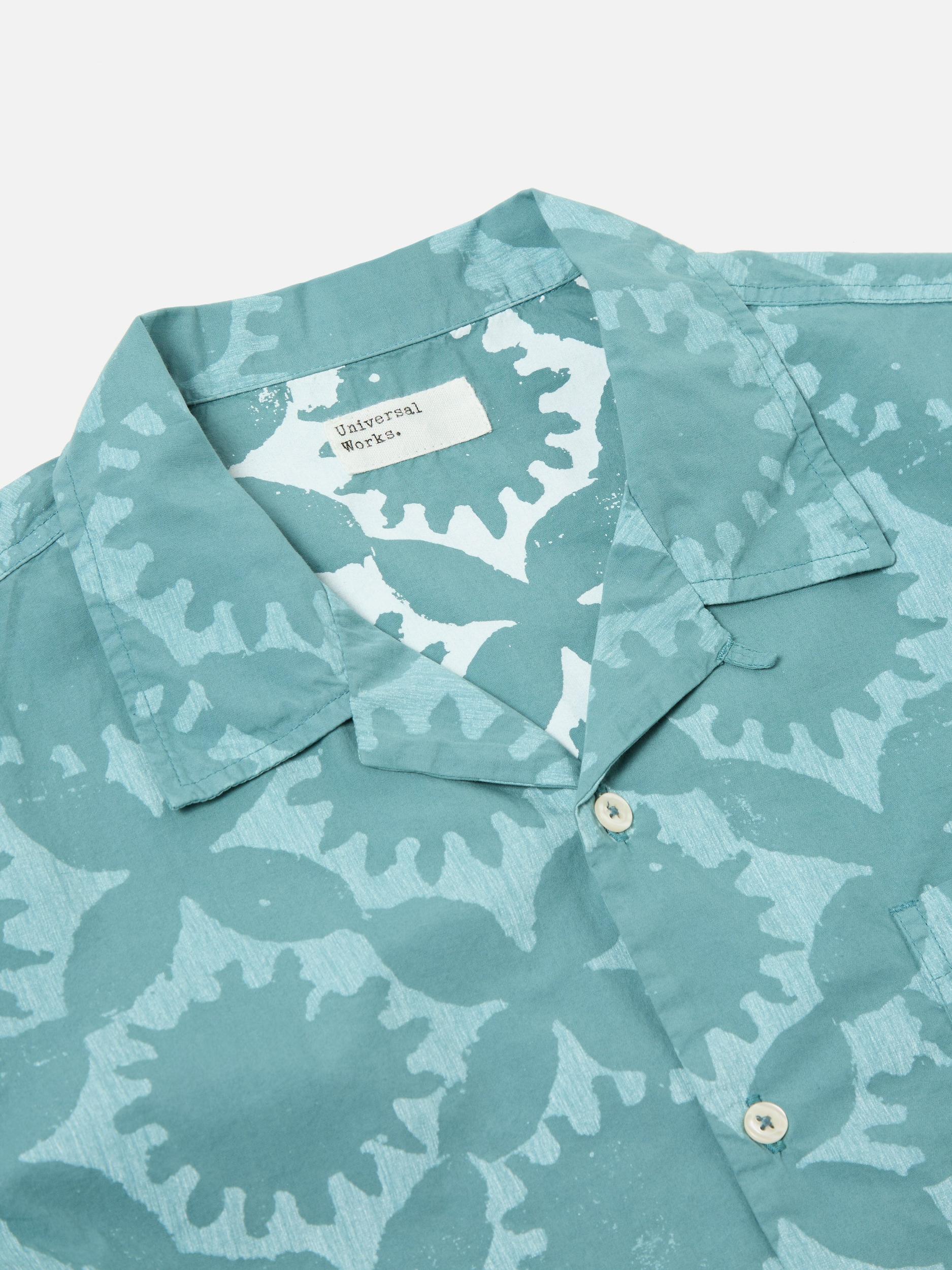 Sea Blue Sun Print Road Shirt Product Image