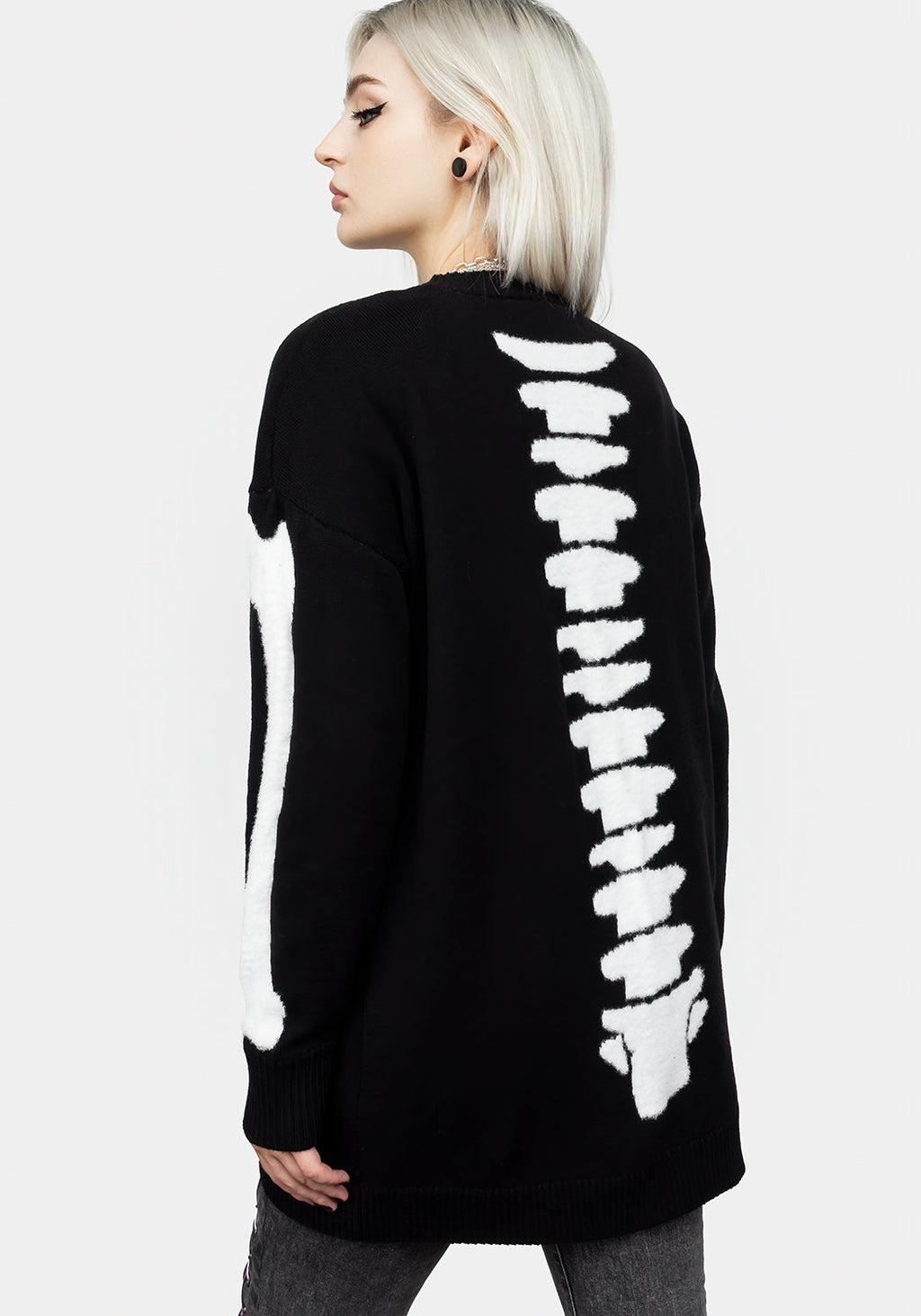 Skeletus Oversized Cardigan Product Image