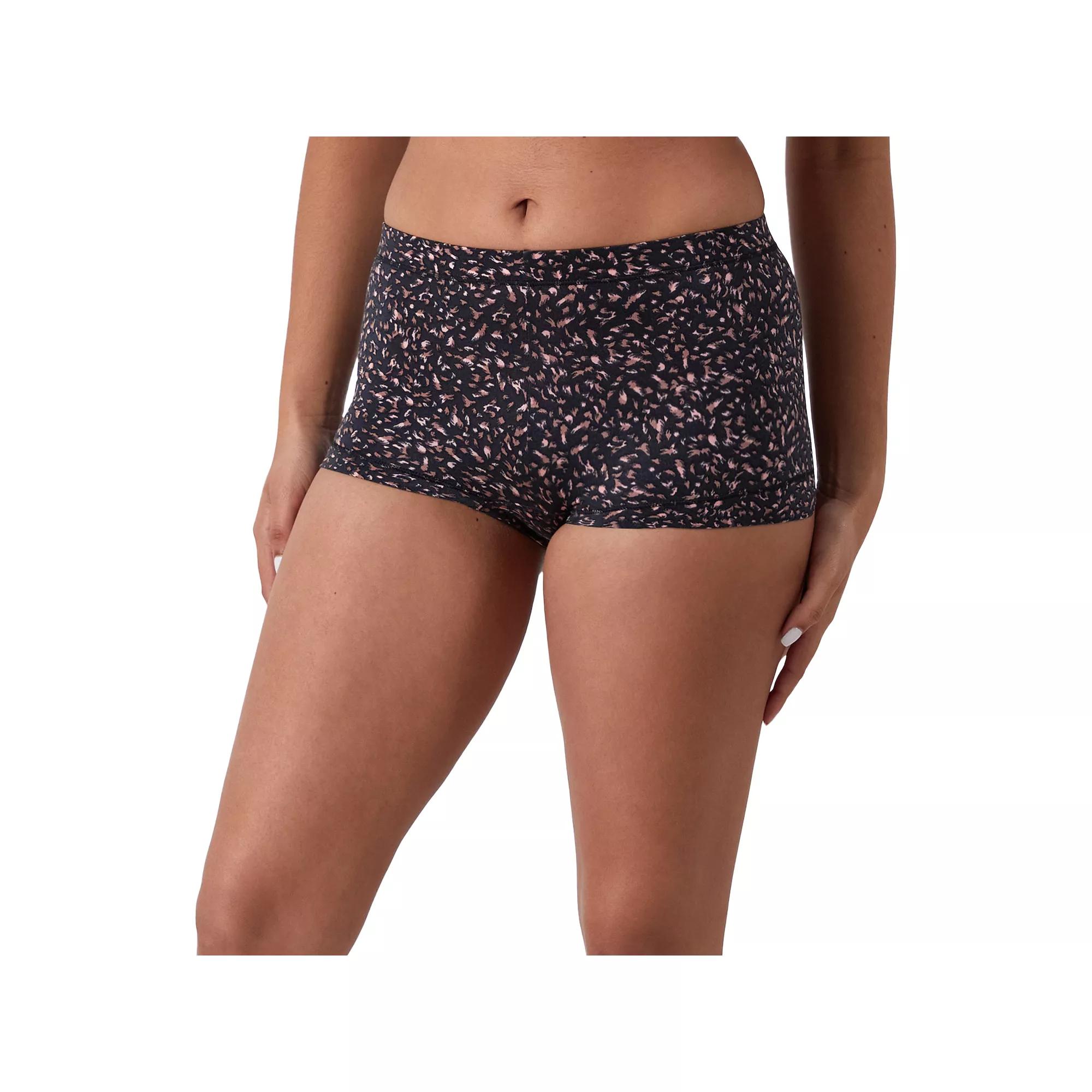 Women’s Maidenform® Microfiber Boyshort Underwear 40774, Women's, Blue Product Image