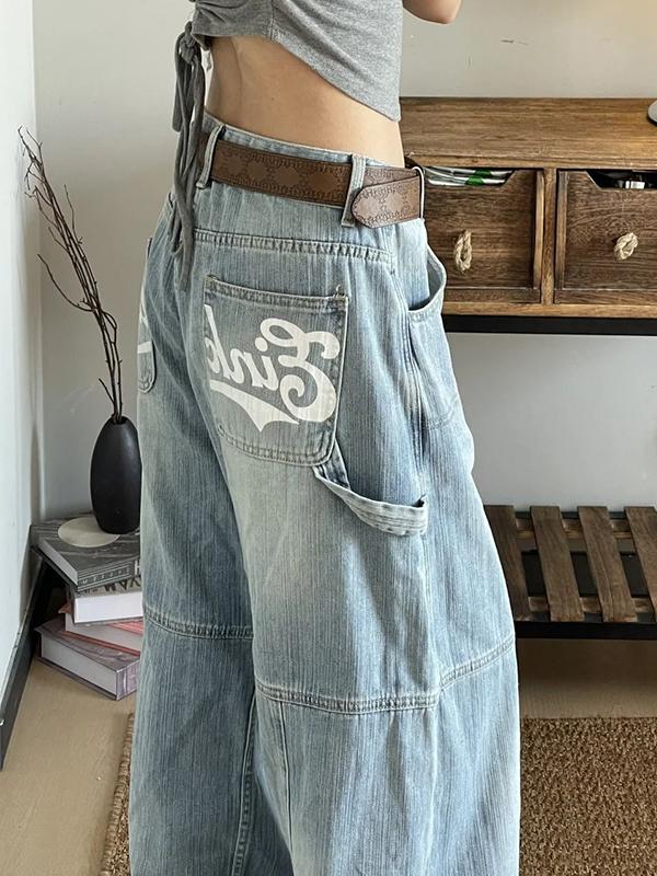 Vintage High Street Prints Boyfriend Jeans Product Image