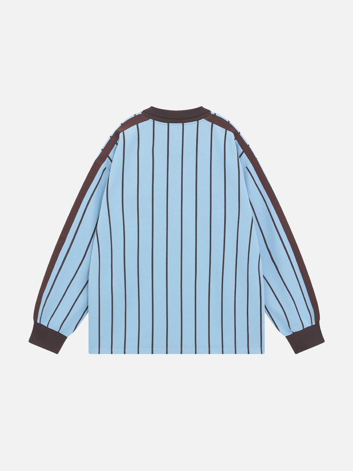 Aelfric Eden Embroidery Stripe Long Sleeve Tee Product Image