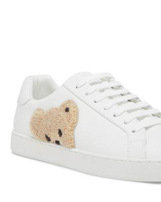 Men's New Teddy Bear Lace Up Tennis Sneakers  Product Image