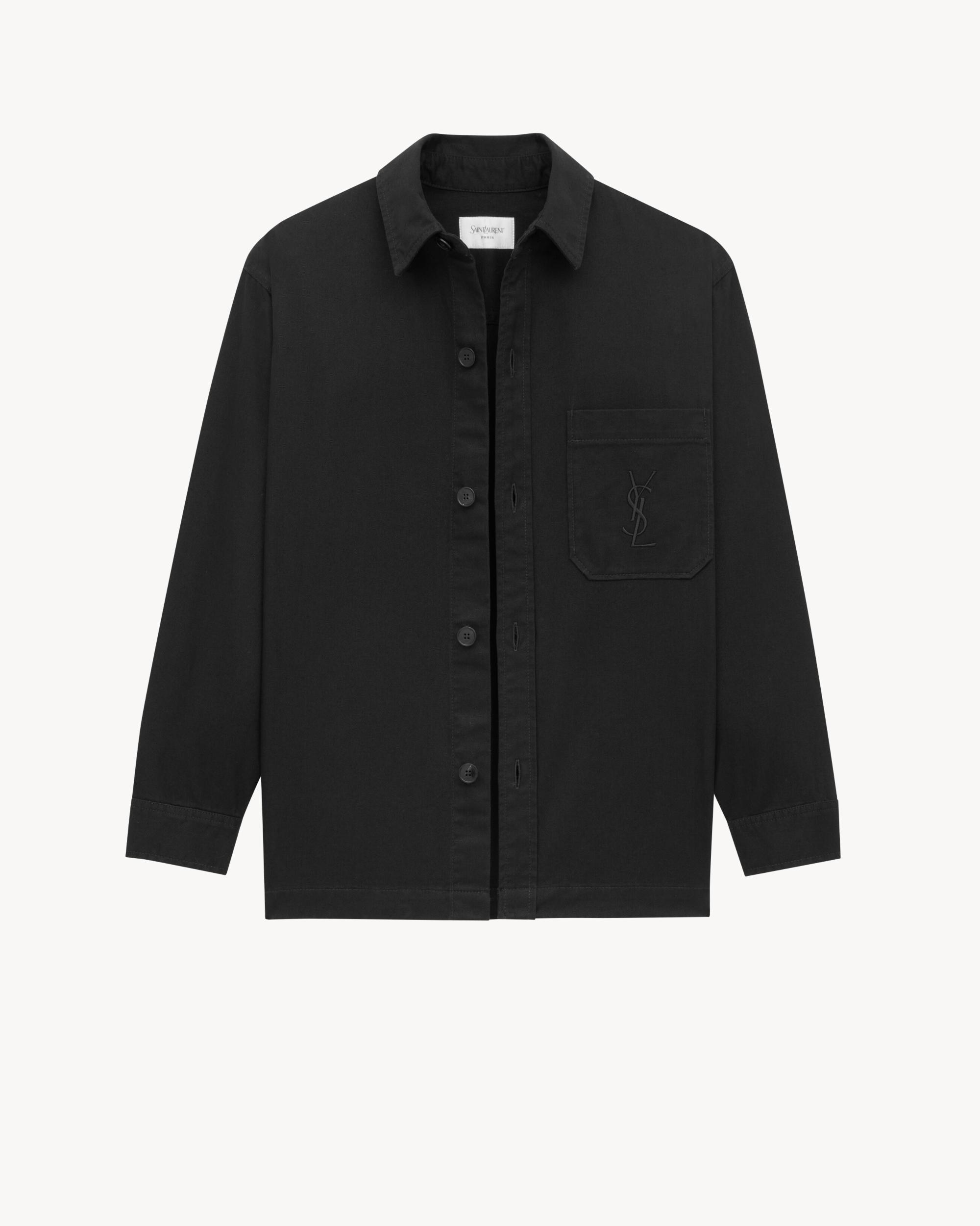 CASSANDRE overshirt in cotton linen gabardine Product Image