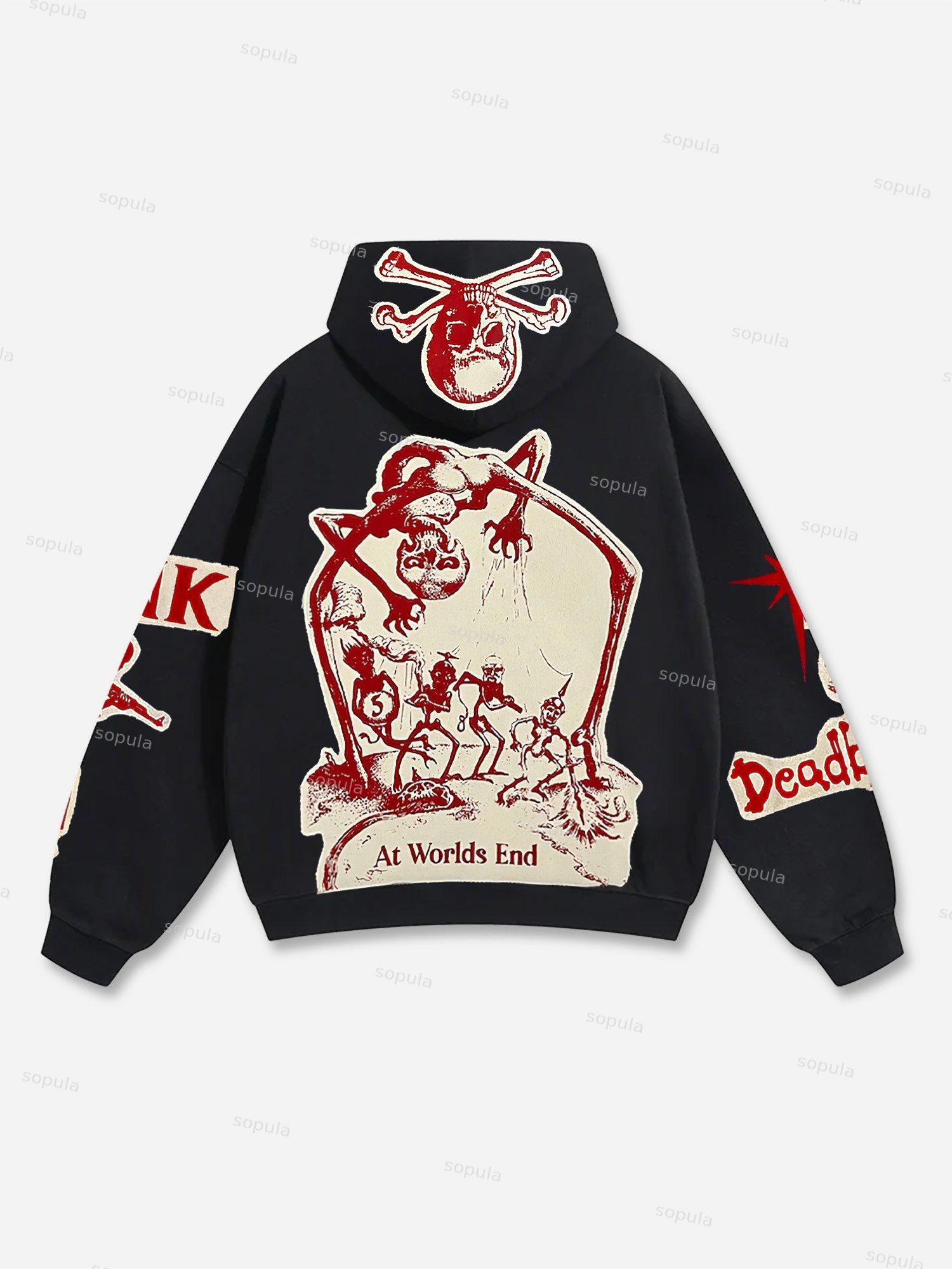 Sopula God With Us Graphic Hoodie Product Image