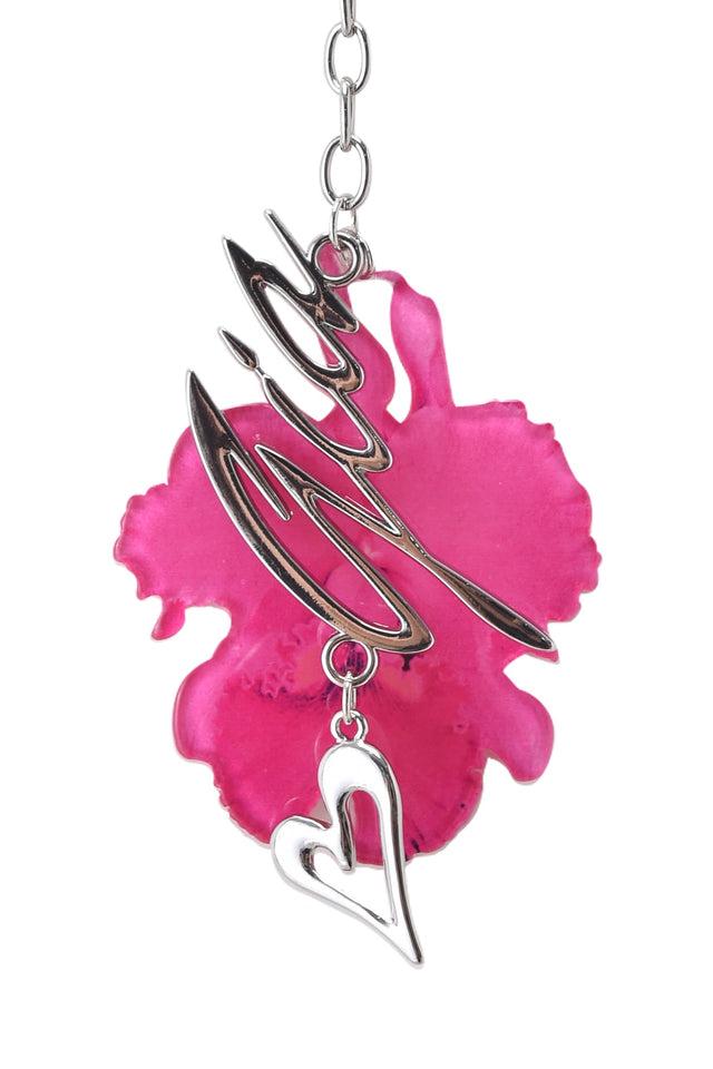ORCHID KEYCHAIN - NEON PINK Product Image