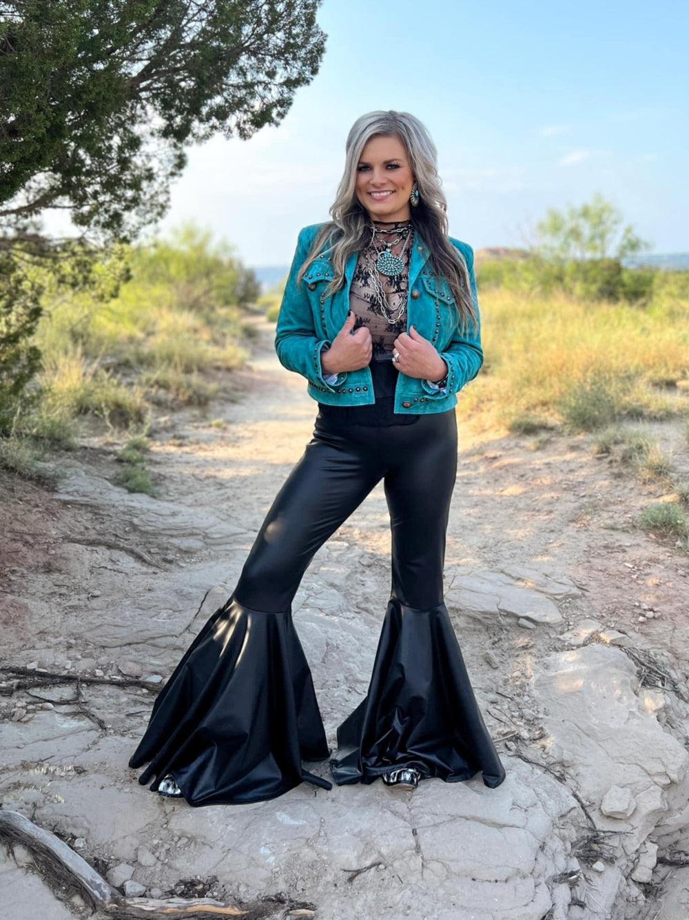 Turquoise Zebra Navajo Handcrafted Sterling Necklace Product Image