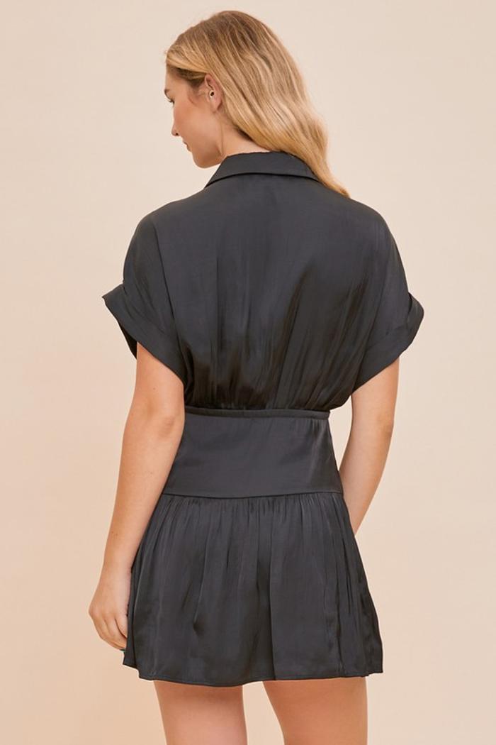 Shirring Wrap Dress Product Image