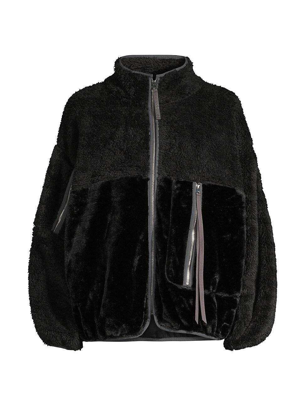 UGG Womens Marlene Sherpa Jacket II Faux Fur/Fleece Tops Product Image