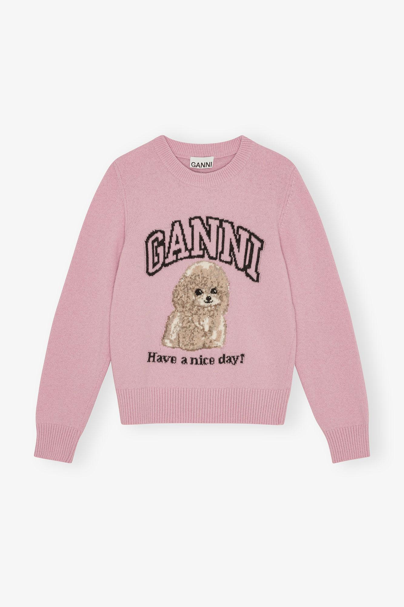 Pink Poodle Sweater Product Image