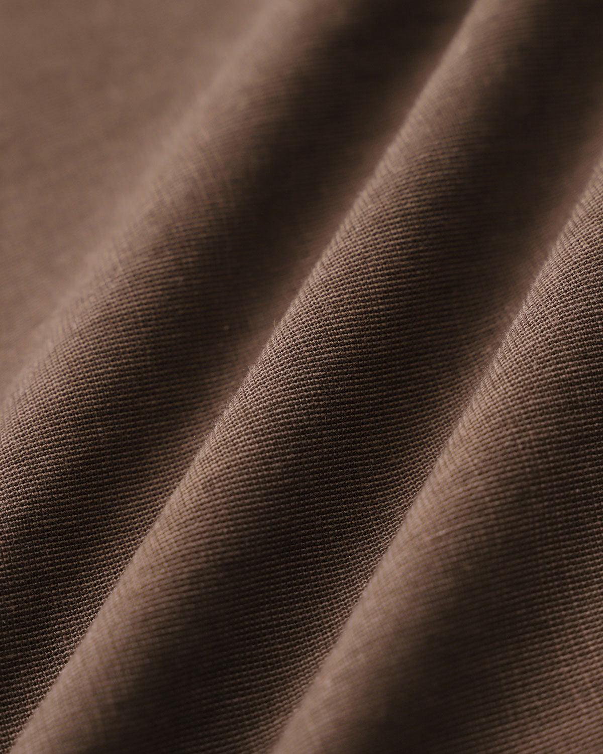 Coffee Elastic Waist Wide Leg Pants Product Image