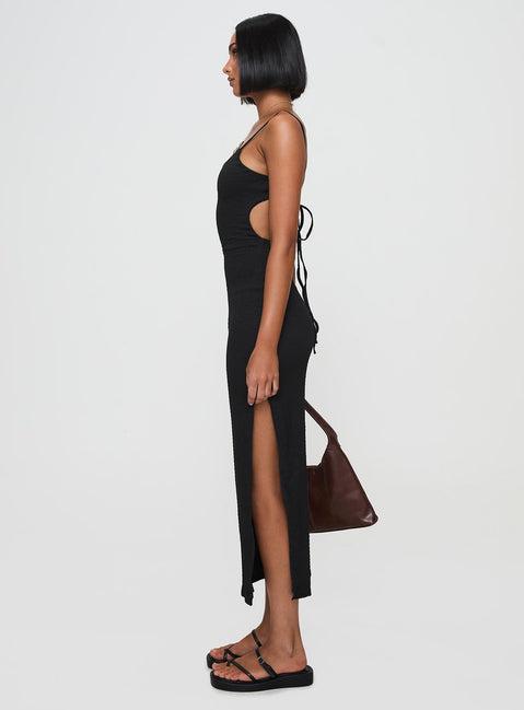Elestria Maxi Dress Black Product Image