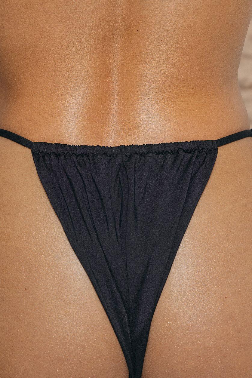 Drawstring Tie Side Bikini Panty Product Image