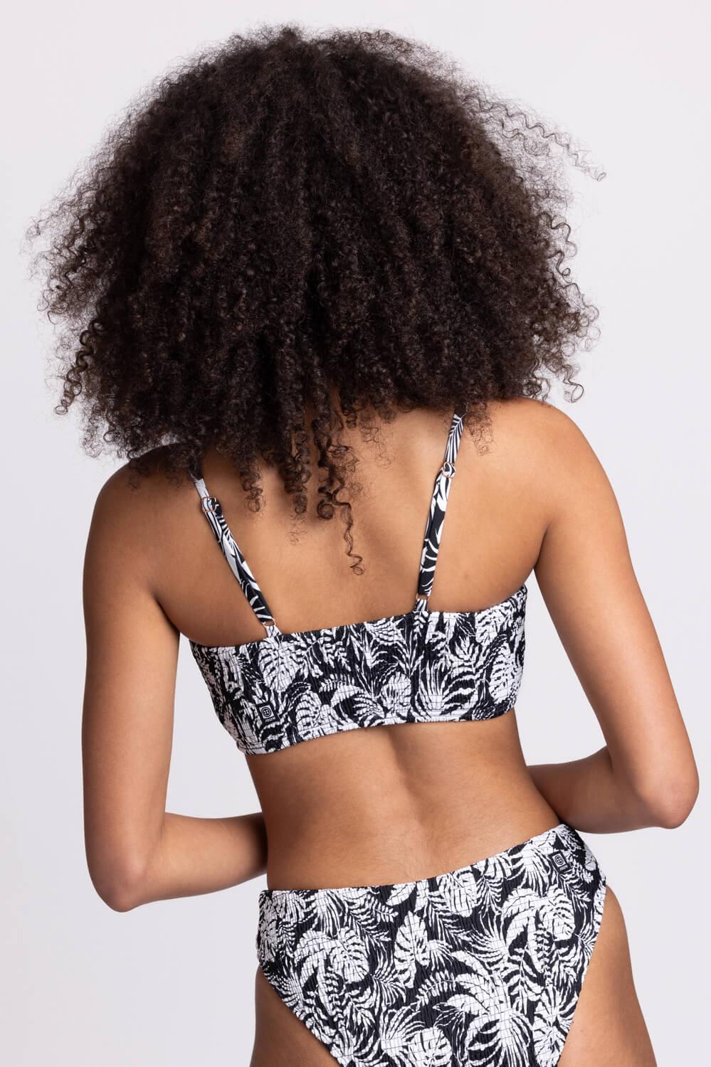 Eva Smocked Bikini Top - Bluewave Female Product Image