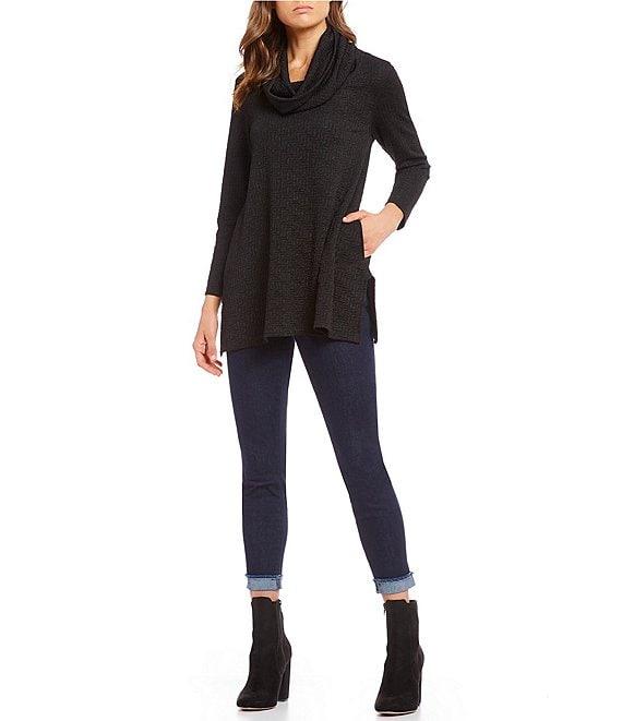 NYDJ Ami Skinny Leg Cuff Hem High Rise Ankle Jeans Product Image