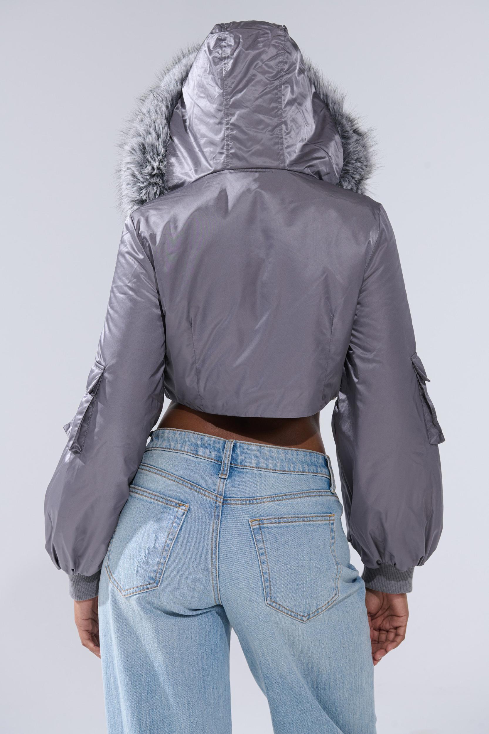 ITTY BITTY CROPPED BOMBER Product Image