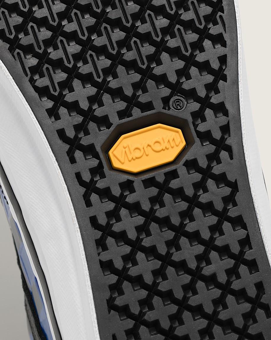 OTW Leather Checkerboard Slip-On 98 Vibram in Racing Red| Vans US Product Image