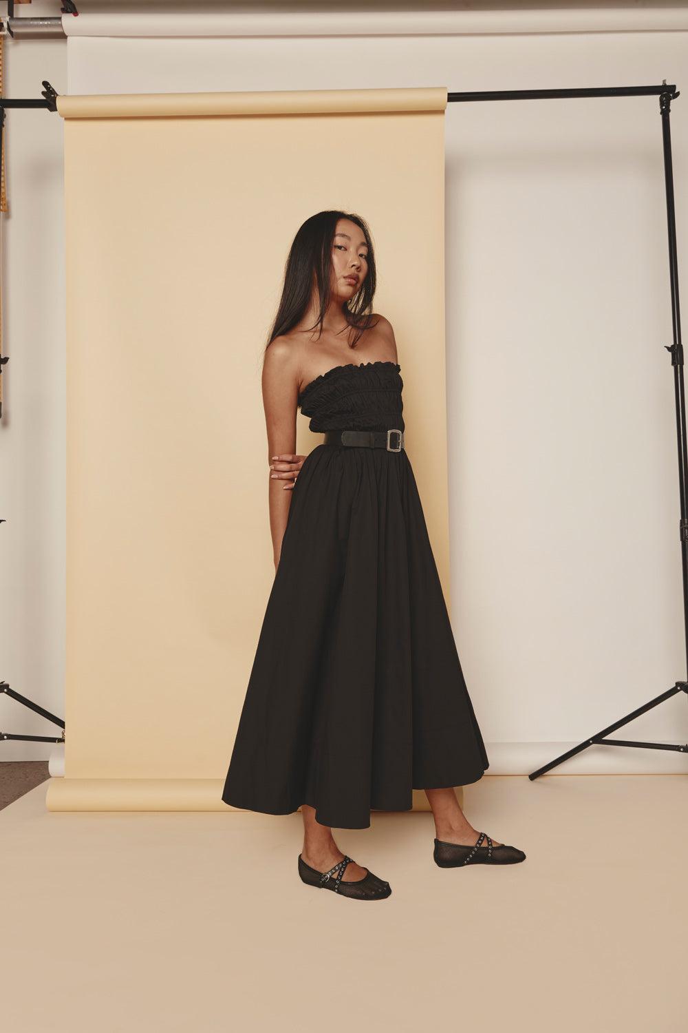 Eliana Midi Dress Black Product Image