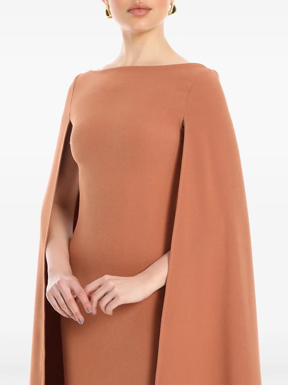 The Sadie cape-design maxi dress Product Image