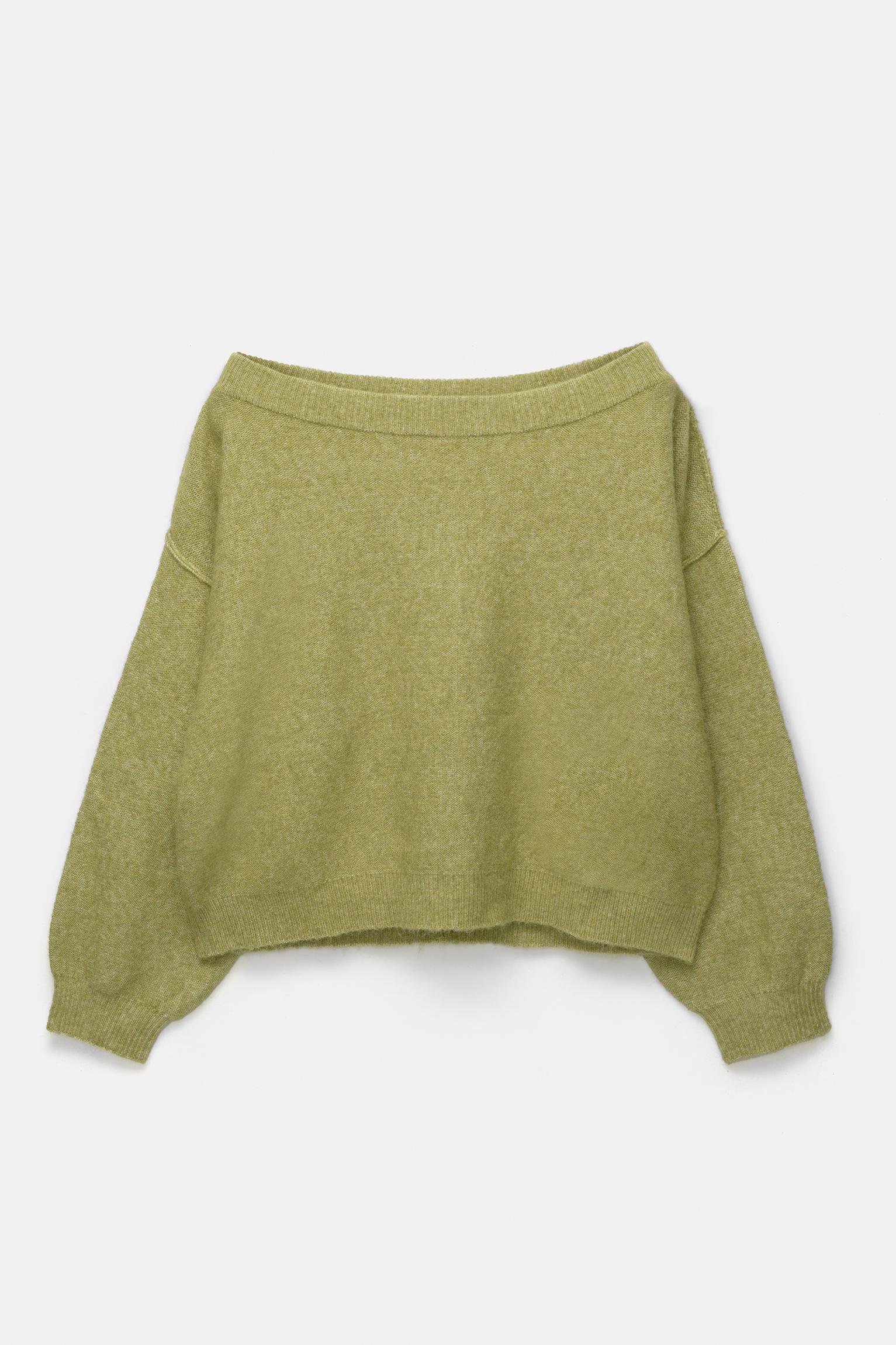 Boatneck knit sweater Product Image