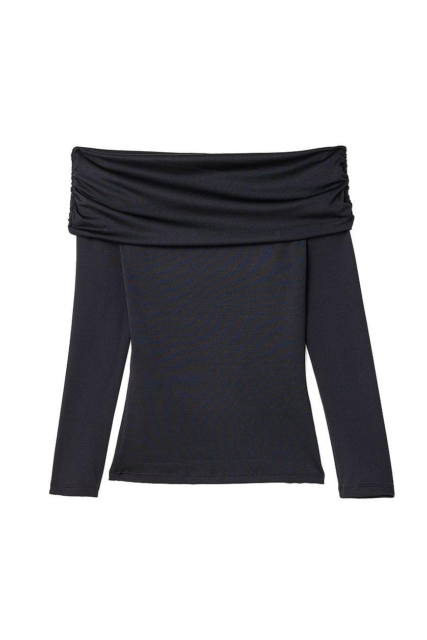 Off Shoulder Jersey Top Product Image