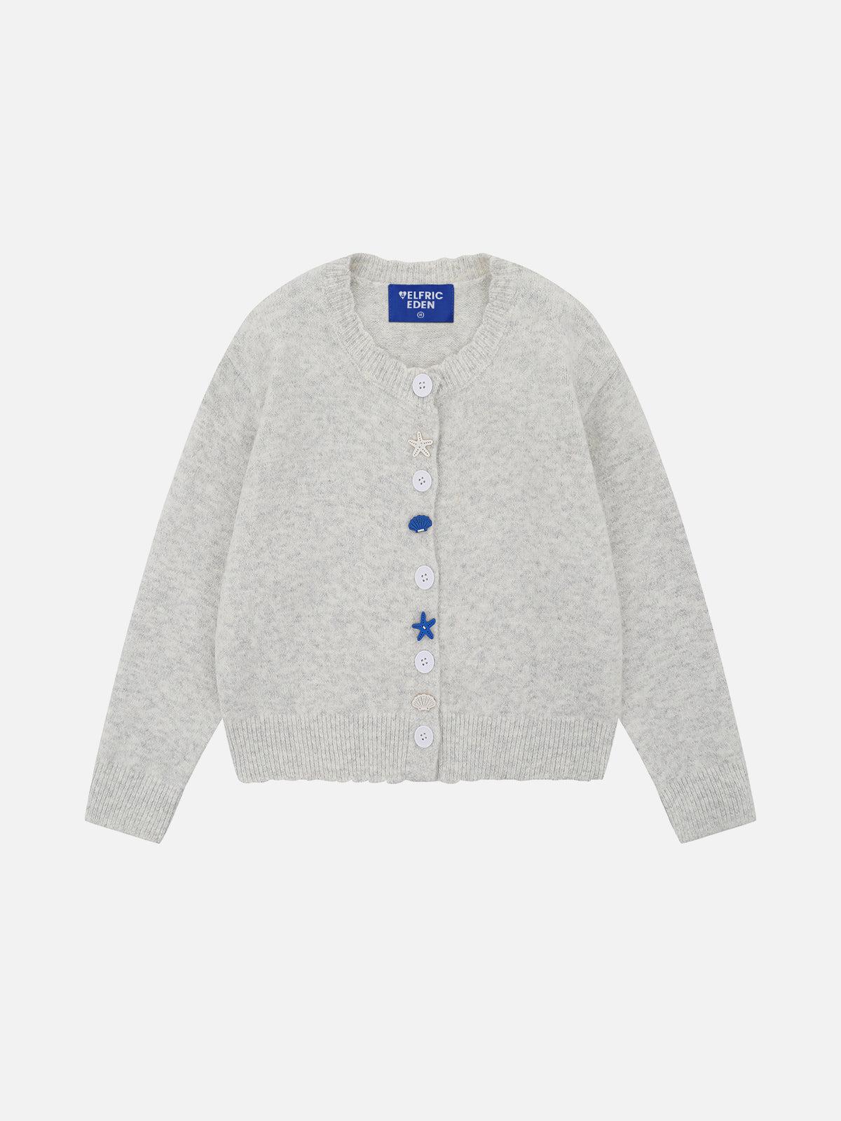 Aelfric Eden Starfish Button Boxy Cardigan Product Image