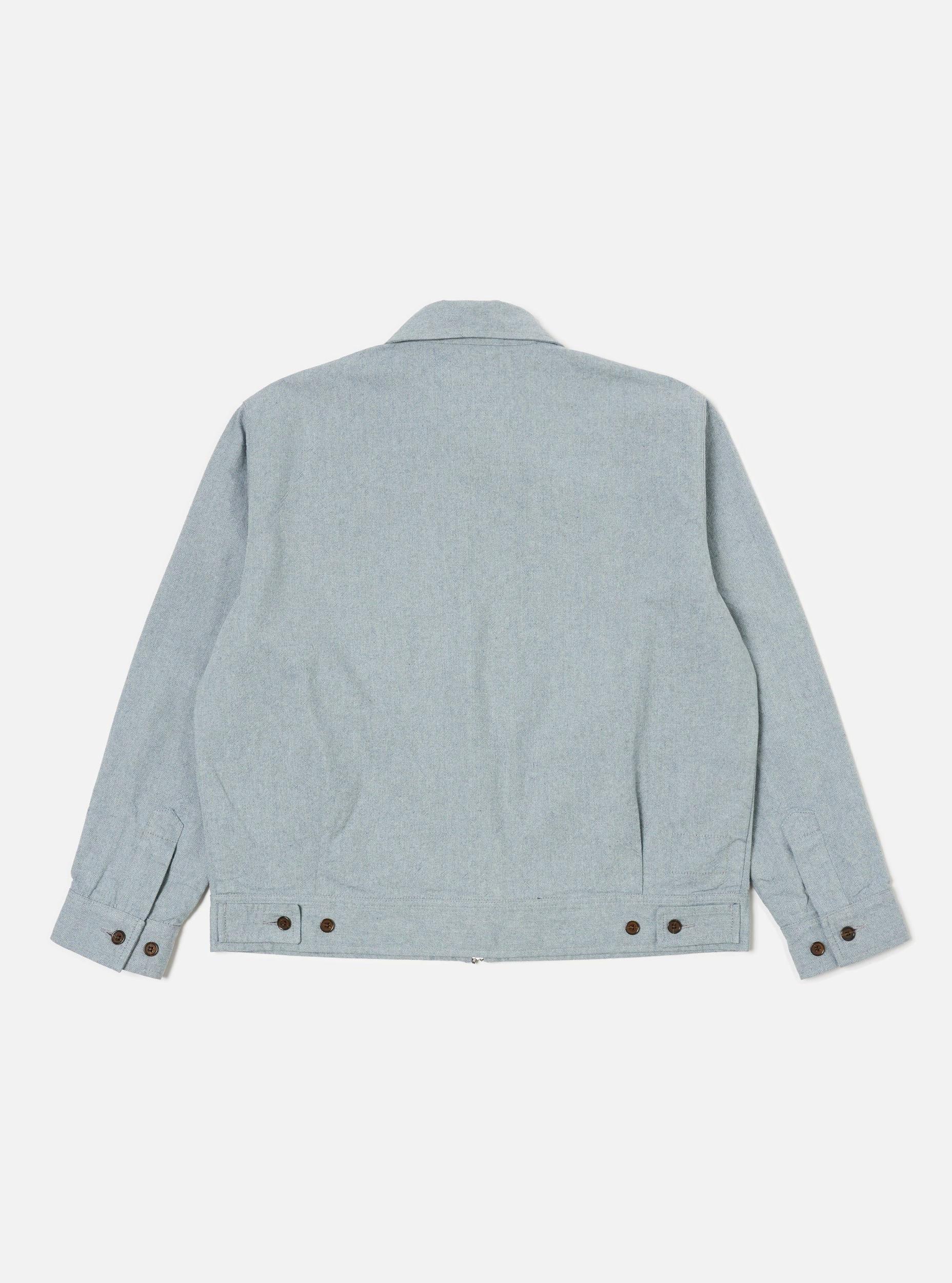 Universal Works Rose Bowl Jacket in Indigo Reworked Jean Cloth Product Image