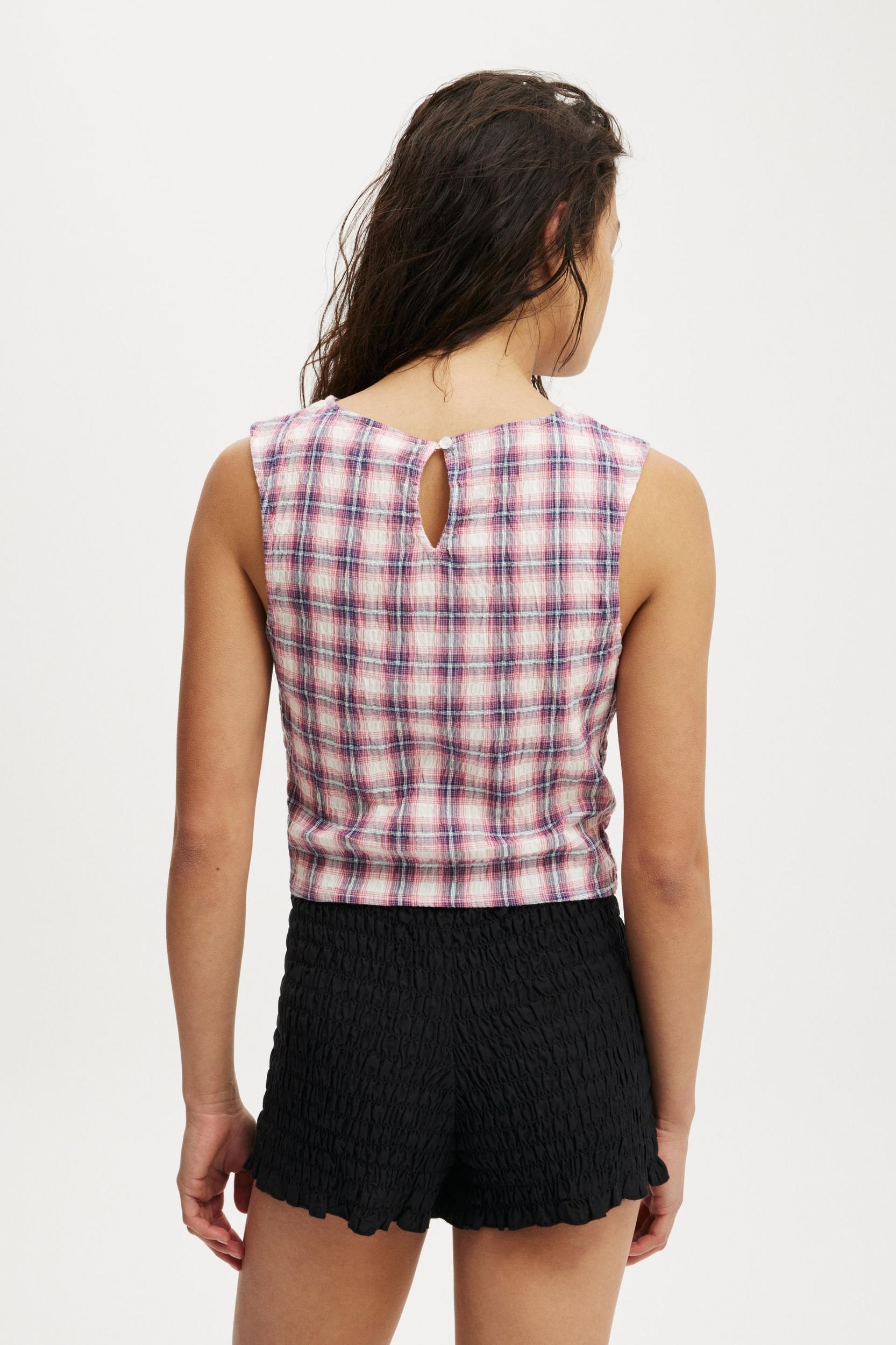 Alina Shirred Boat Neck Top Product Image