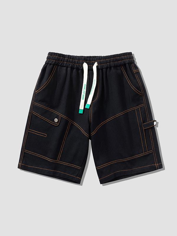 Men's Loose Big Pocket Workwear Shorts Product Image