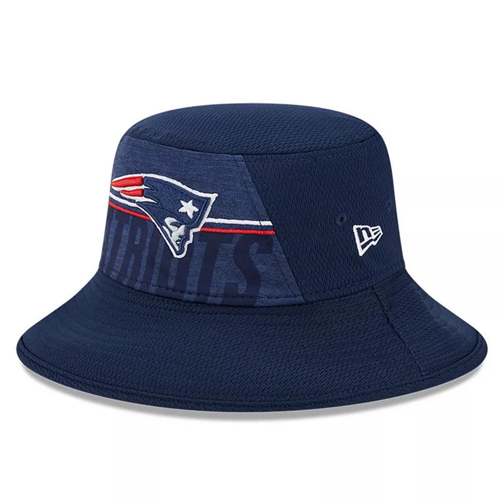 Men's New Era  Navy New England Patriots 2023 NFL Training Camp Stretch Bucket Hat, Blue Product Image