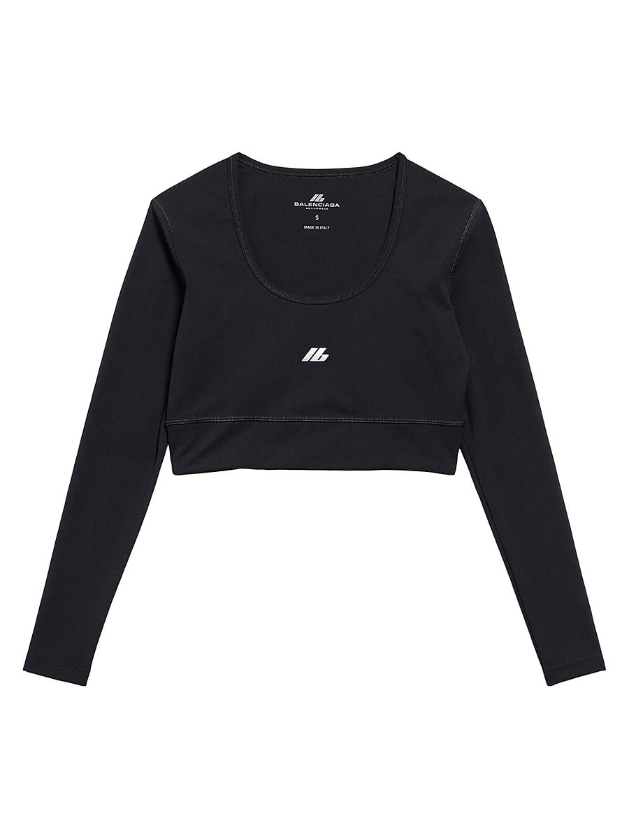 Womens Activewear Long Sleeve Sports Bra Product Image