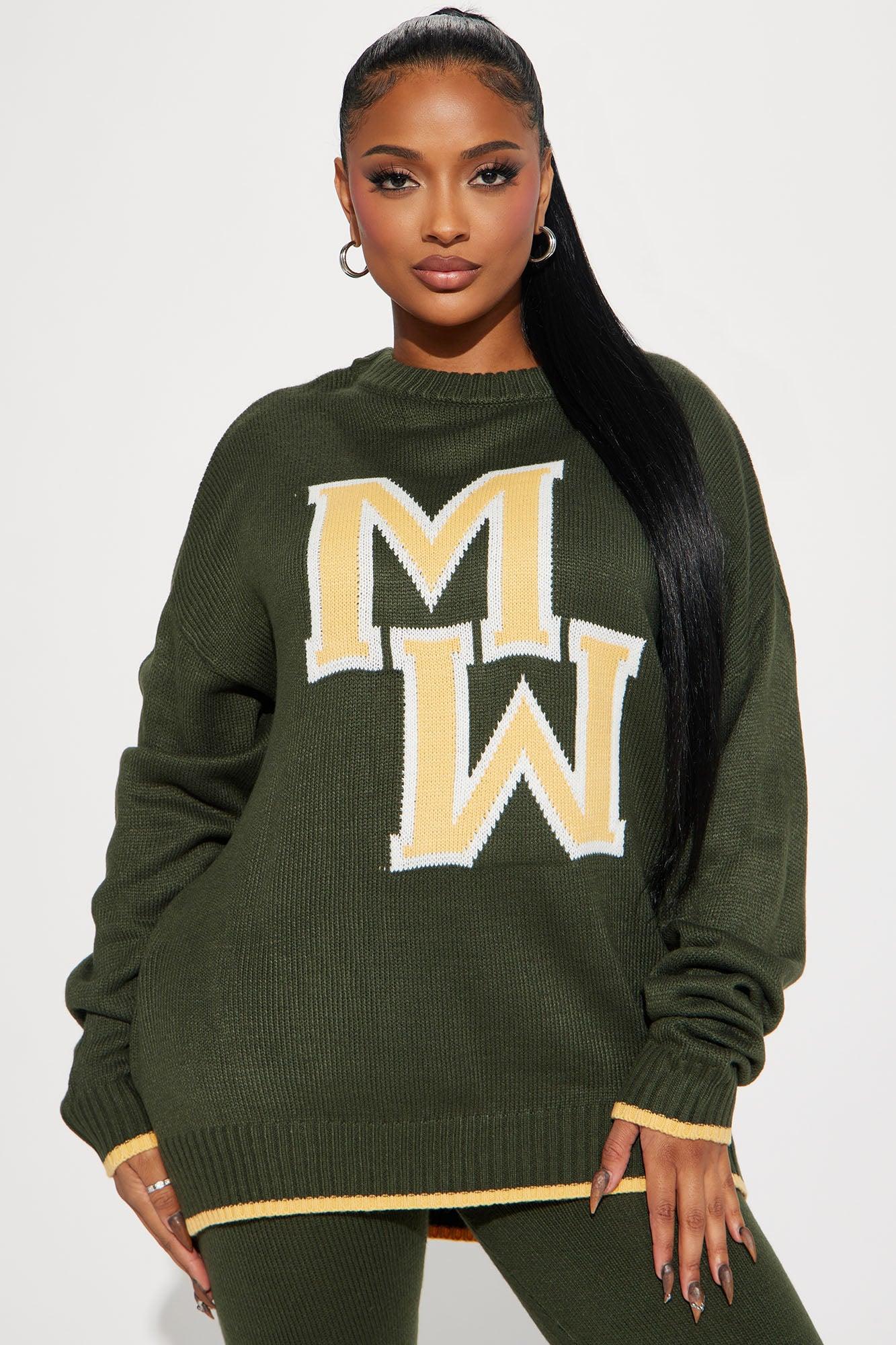 It's My Way Sweater Pant Set - Olive Product Image