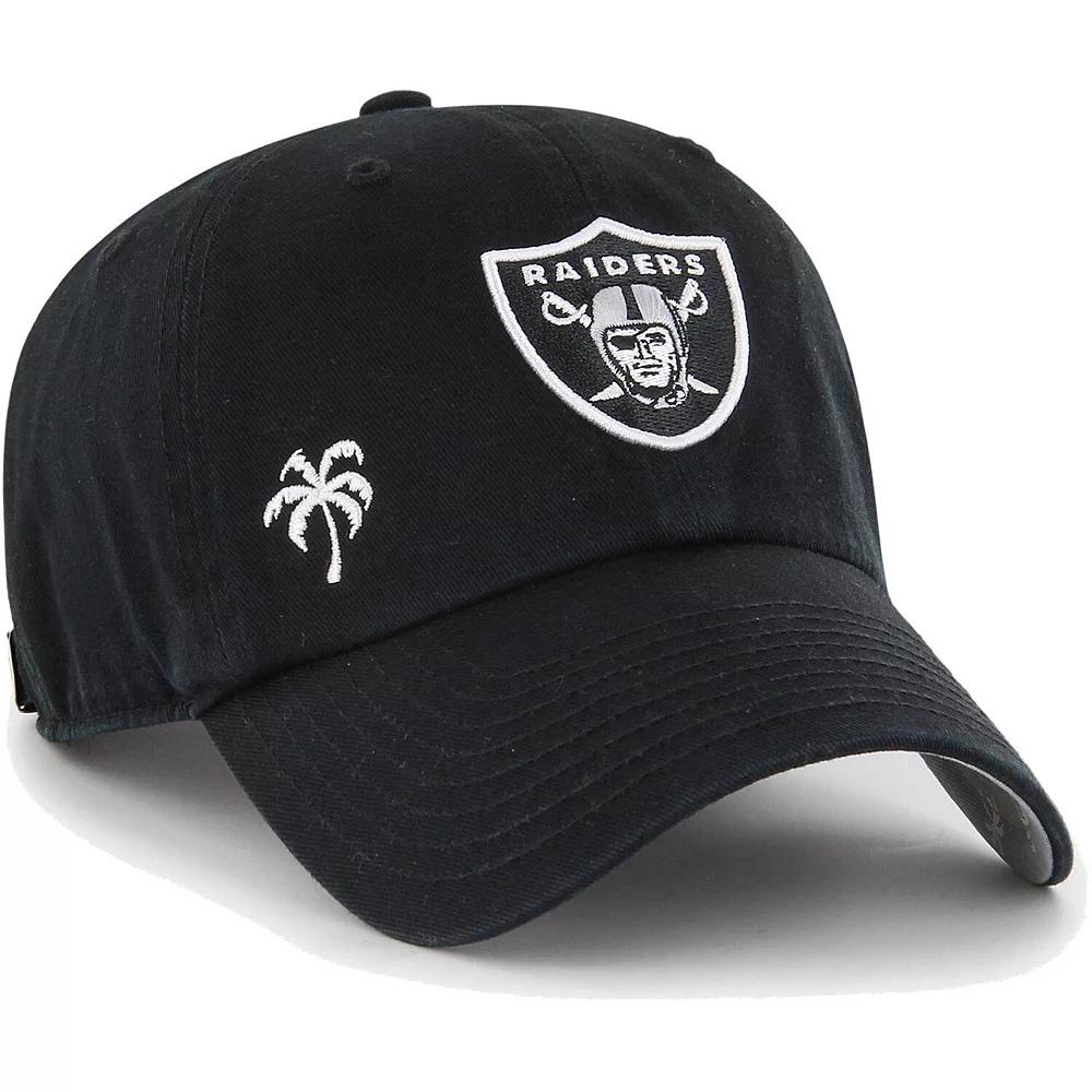 Women's '47 Black Las Vegas Raiders Confetti Icon Clean Up Adjustable Hat, Lvr Black Product Image