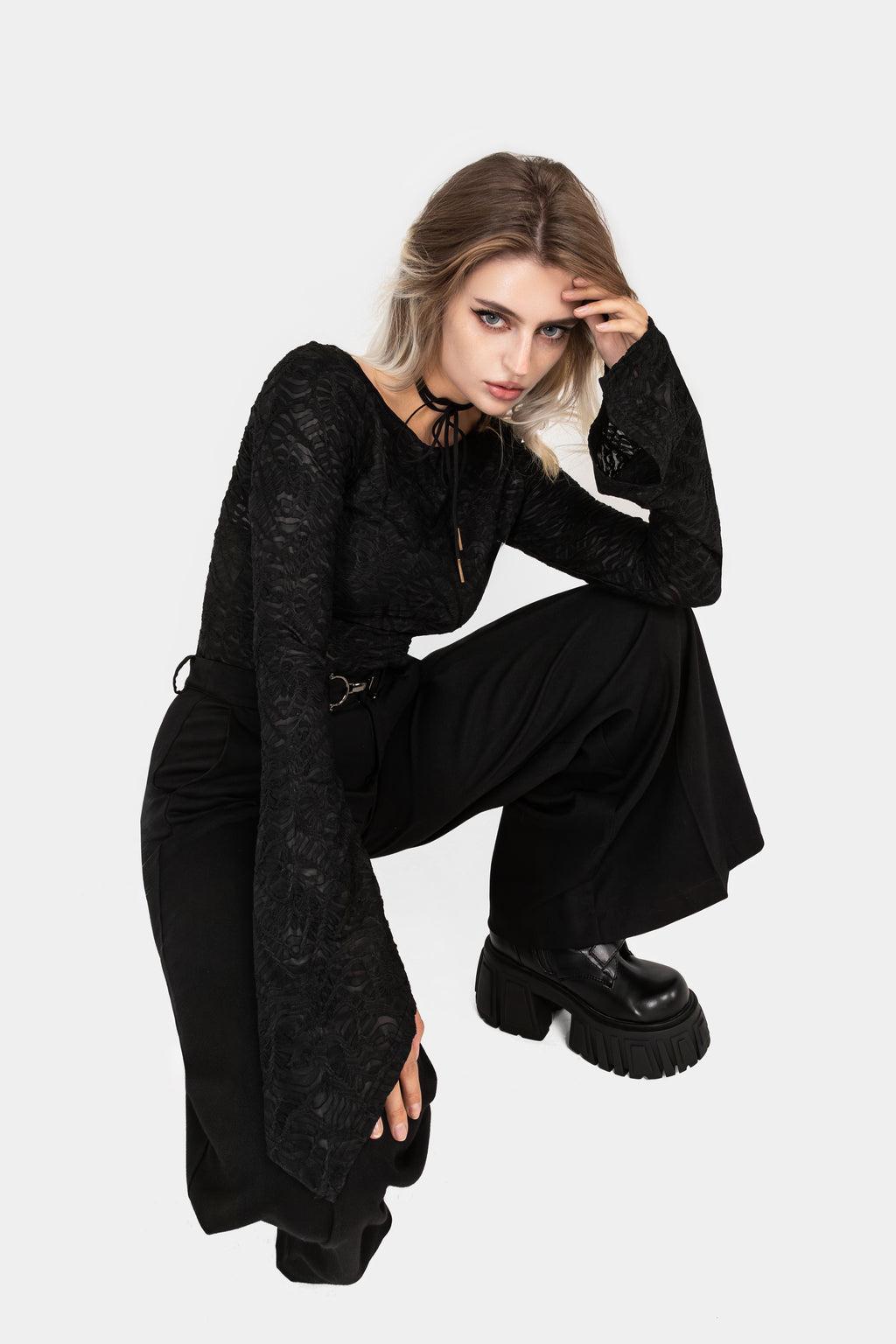 Reinette Flute Sleeve Top Product Image