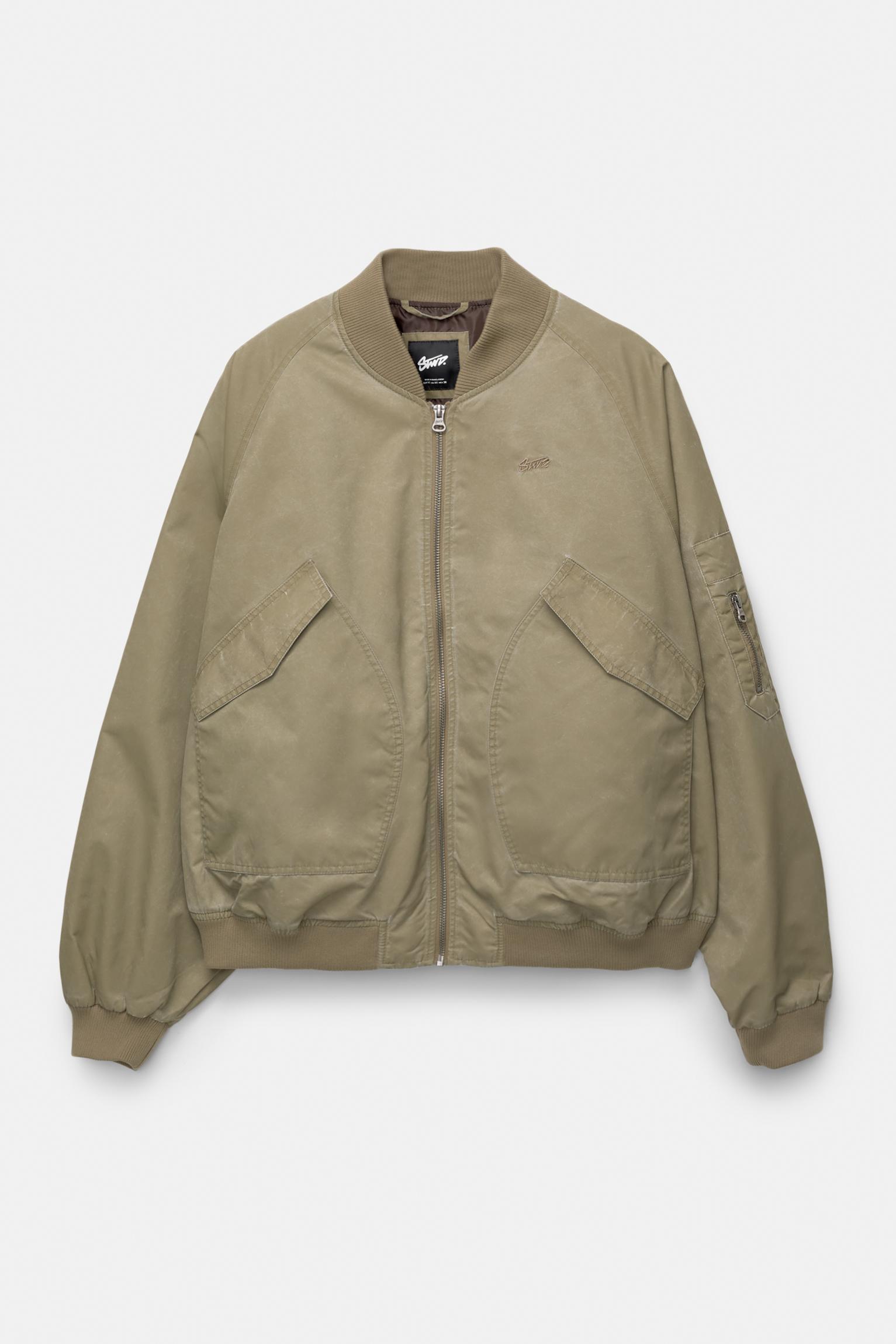 Bomber jacket with pockets Product Image