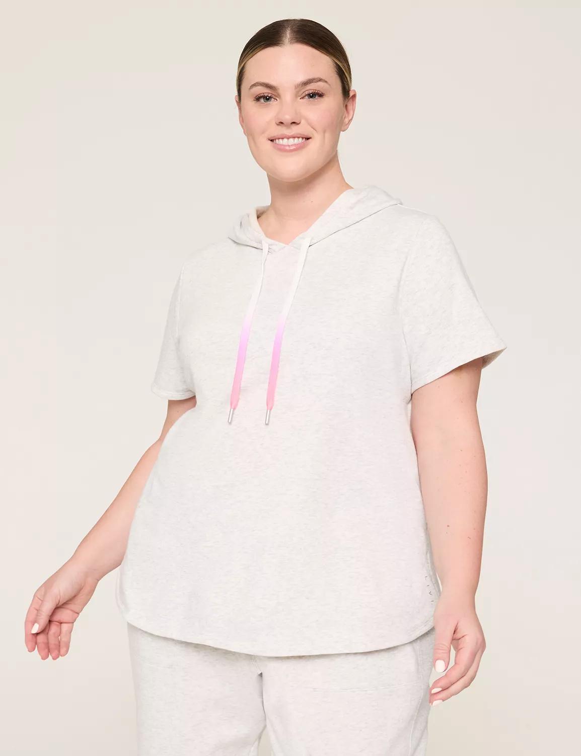 LIVI French Terry Short-Sleeve Hoodie Product Image