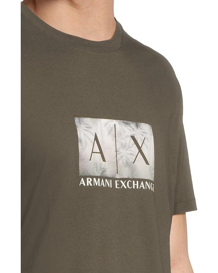 Men's Armani Exchange Ax Box Logo With Palm Tree Image Product Image
