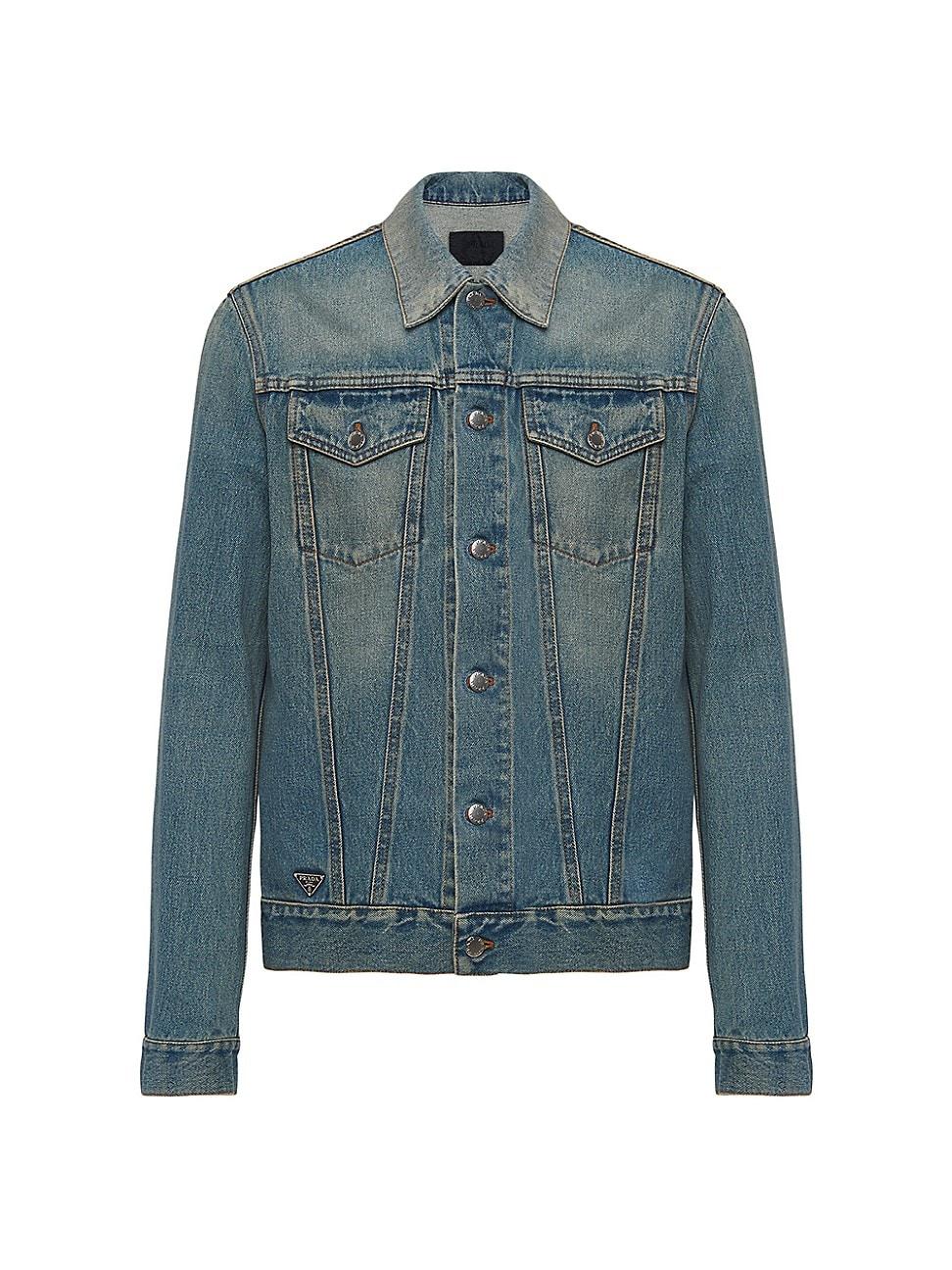 Mens Denim Blouson Jacket Product Image