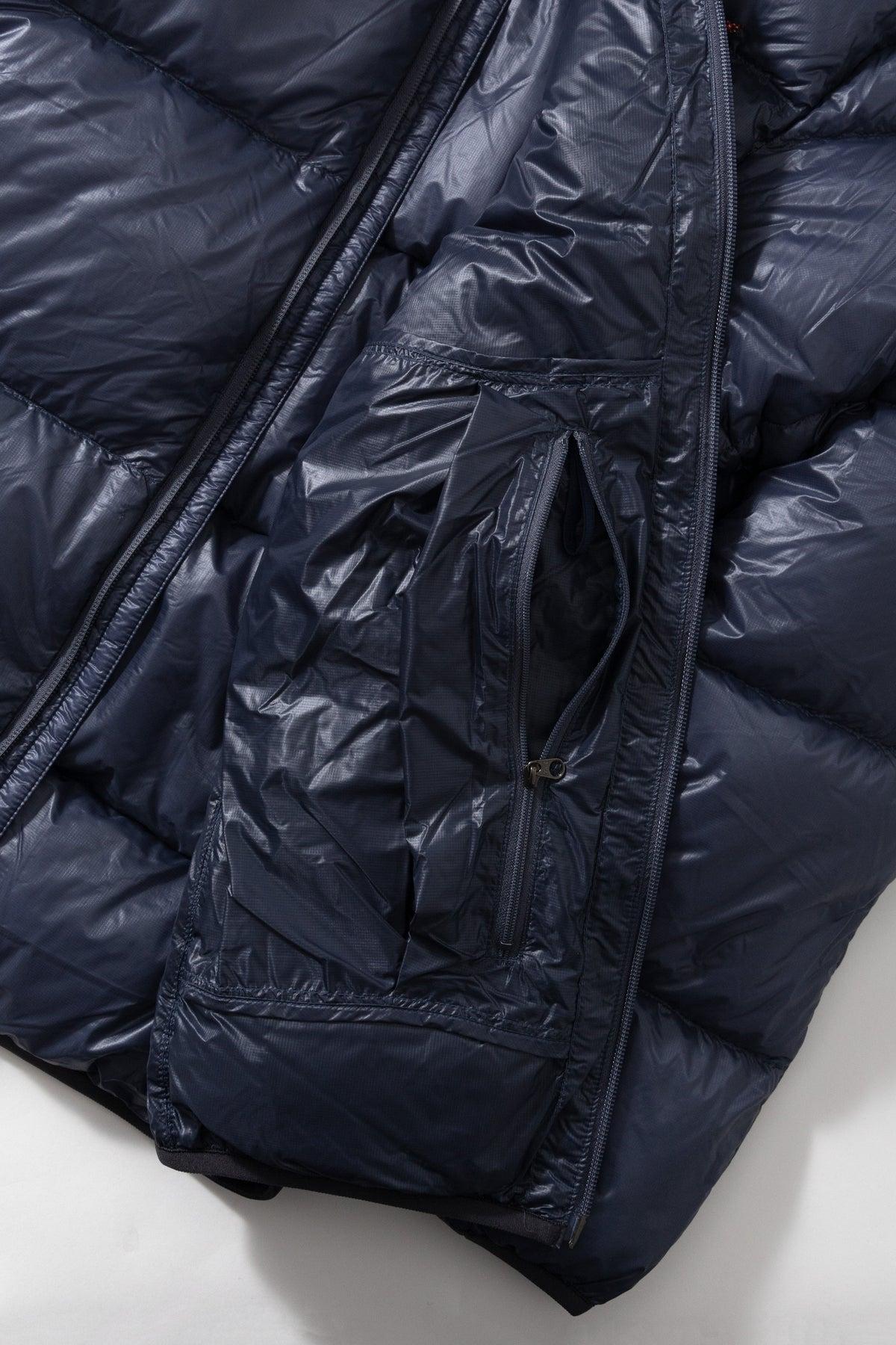 Nanga - Mountain Lodge Down Hoodie Jacket - Navy Product Image