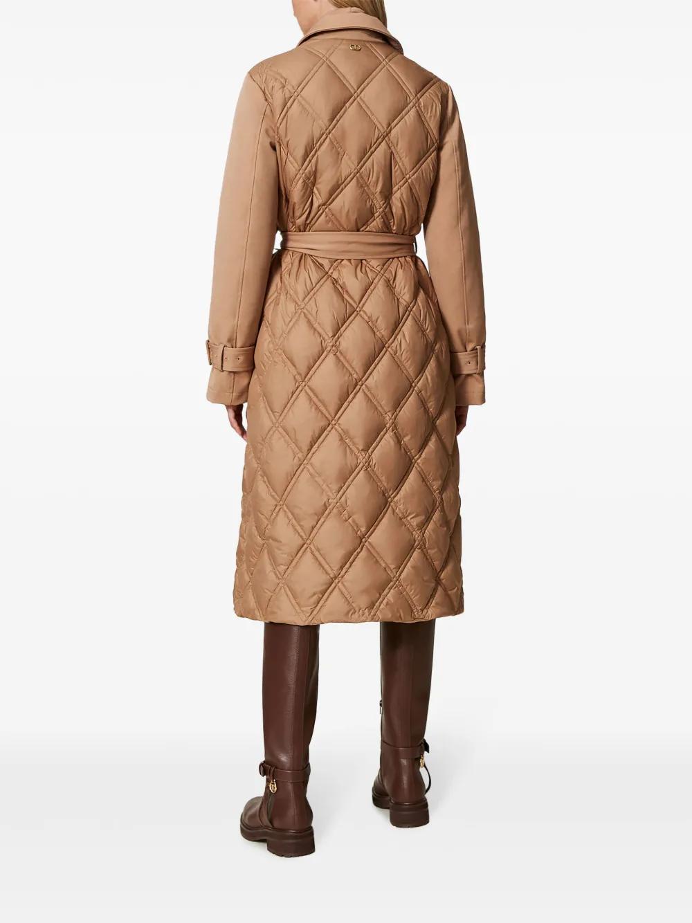 double-breasted quilted puffer jacket Product Image