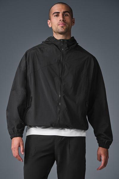 Vantage Nylon Ripstop Track Jacket - Black Product Image