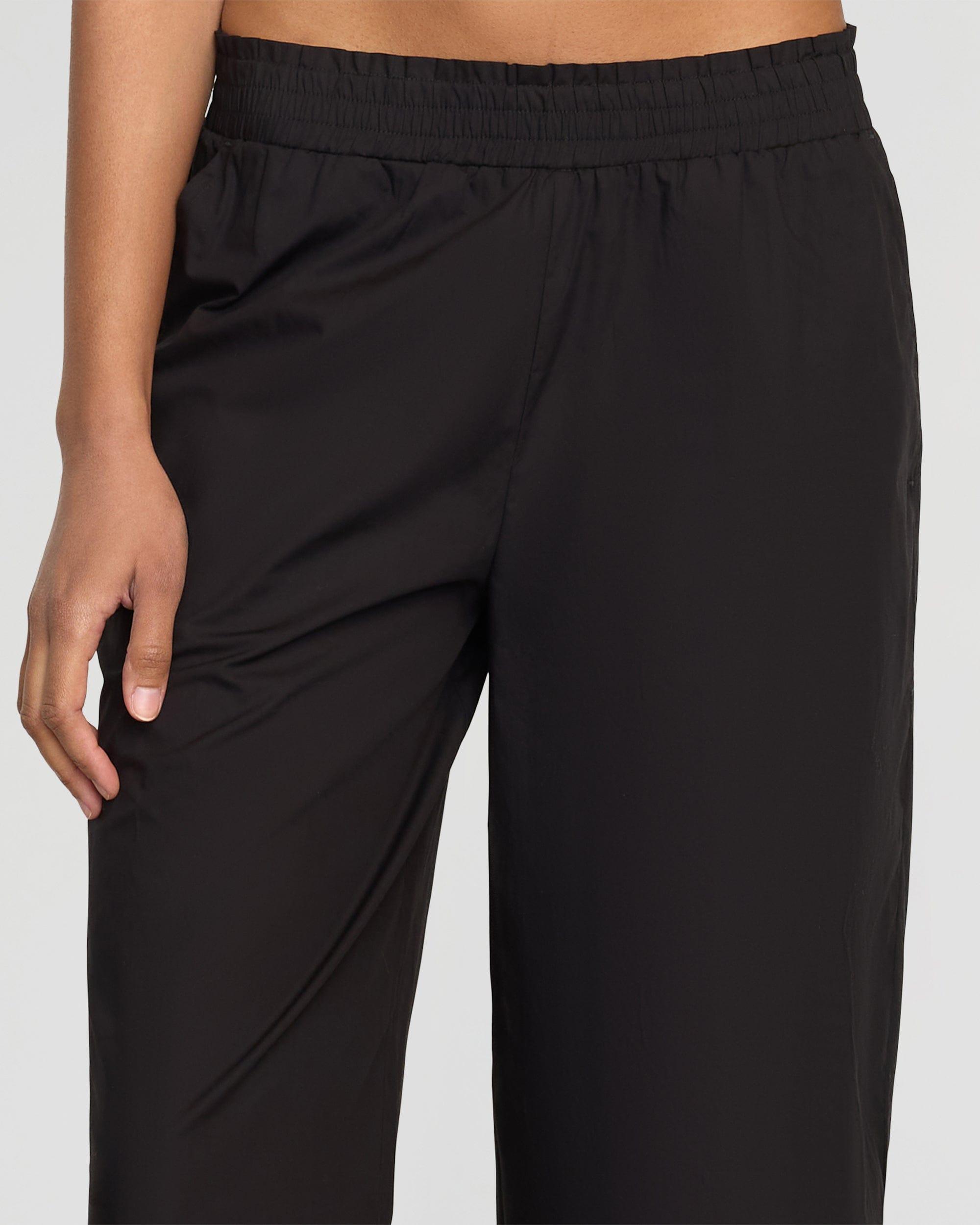 Paula Smocked-Waist Organic Cotton Pant Product Image