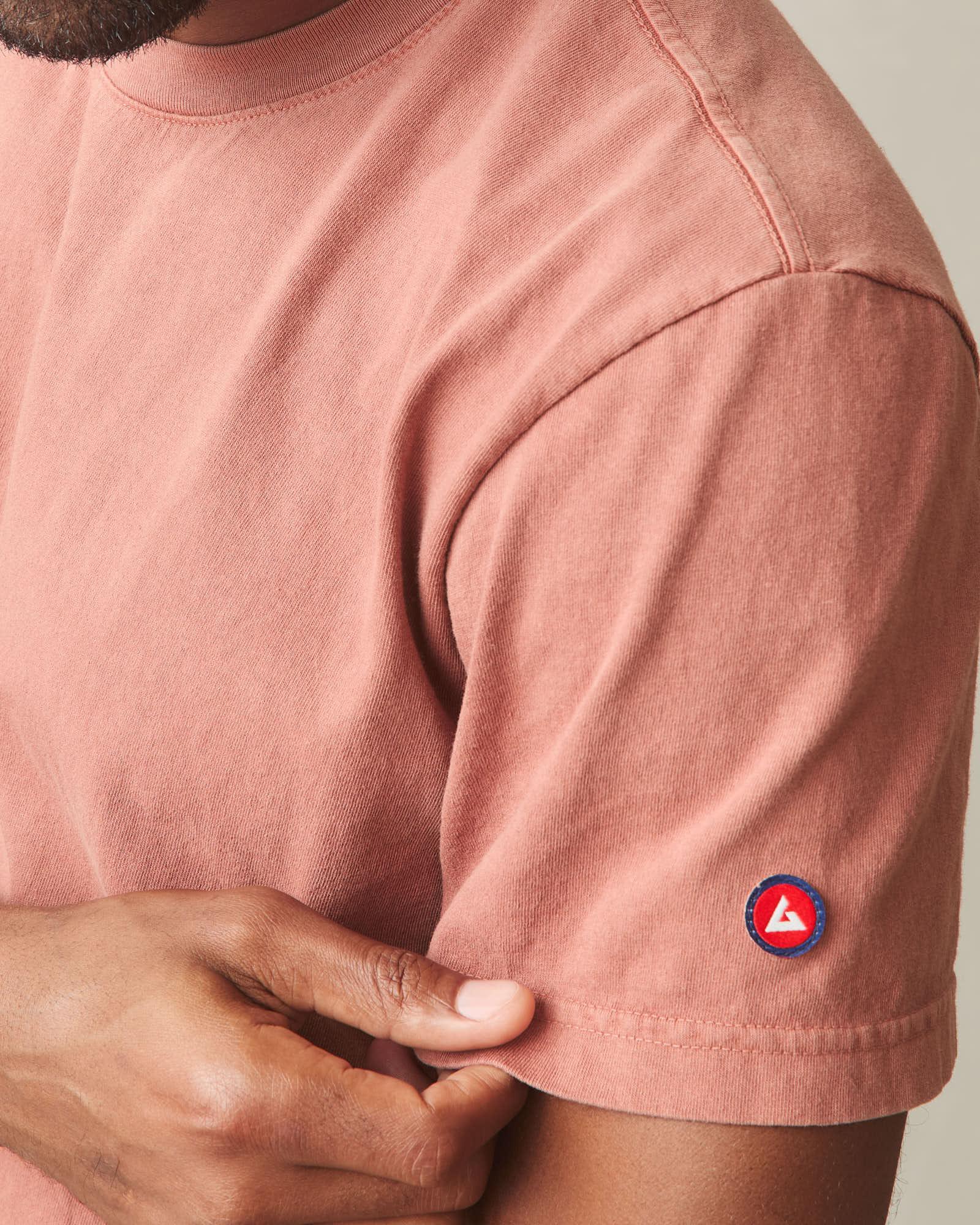 Men's Vintage Crew Tee - Washed Smoked Paprika Product Image