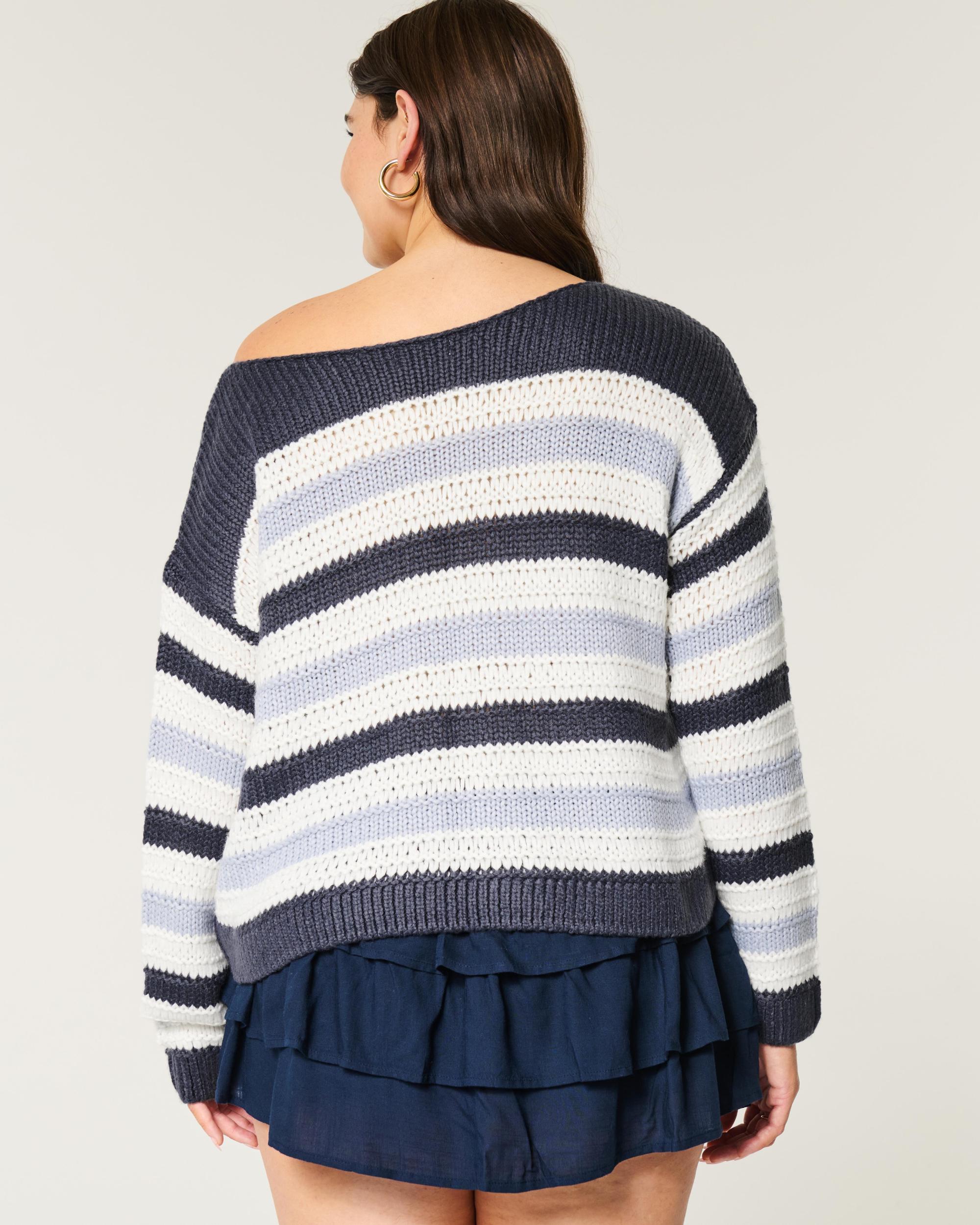 Slouchy Off-the-Shoulder Sweater Product Image