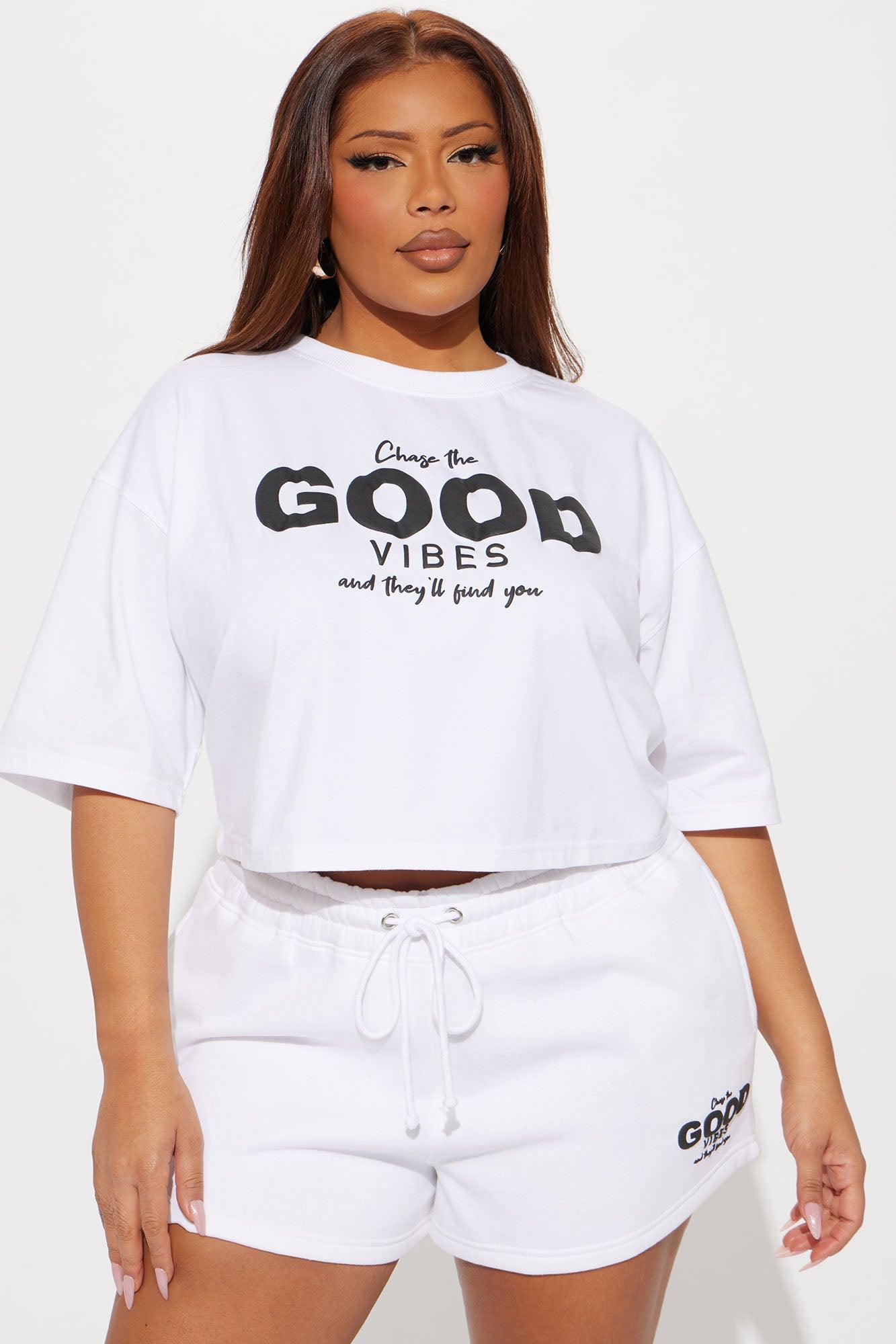 Comfy Cutie Fleece Short Set - White Product Image