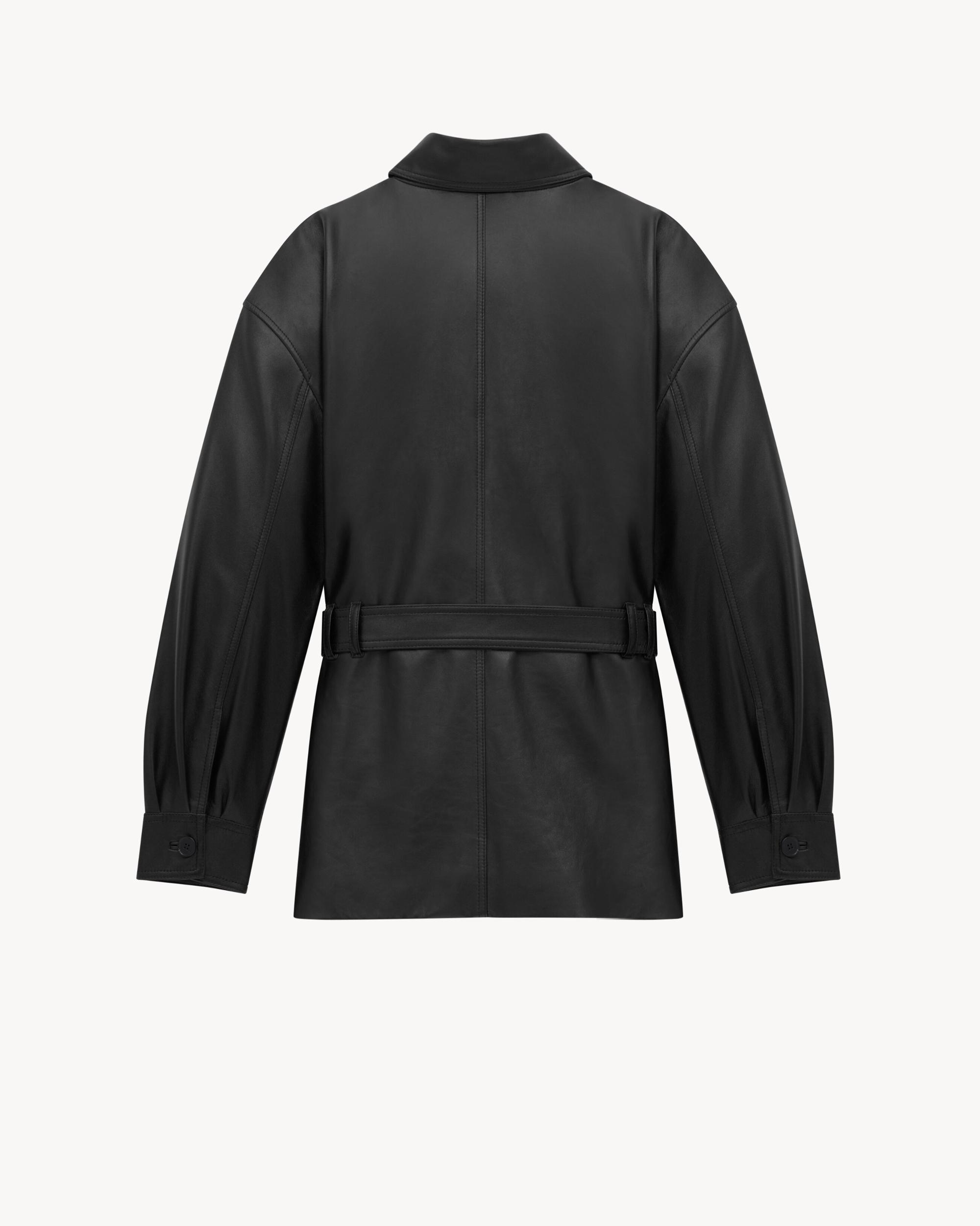 SAHARIENNE jacket in shiny lambskin Product Image